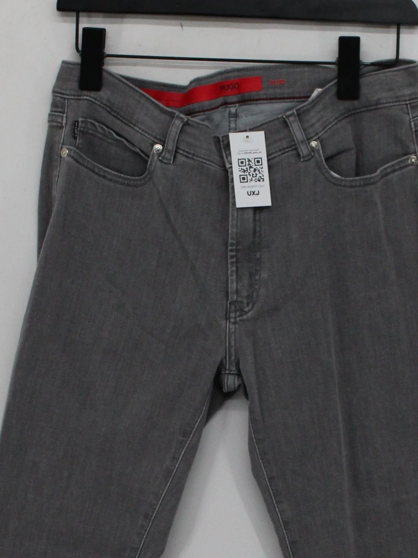 Hugo Boss Men's Jeans W 30 in Grey Cotton with Lyocell Modal, Polyester Skinny - Image 3