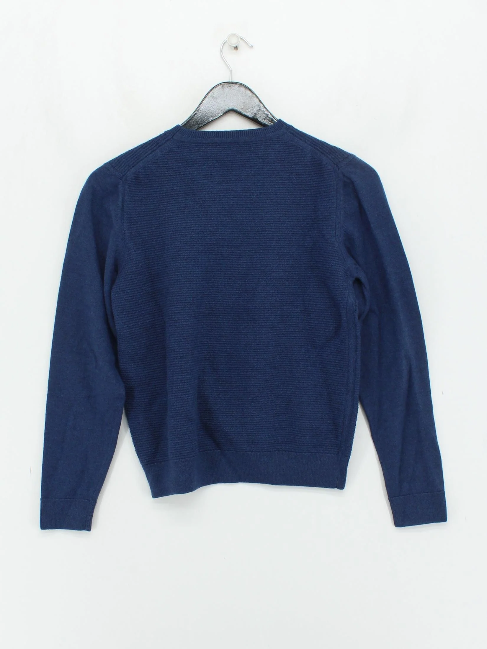 Hugo Boss Men's Jumper XL Blue 100% Other Crew Neck Pullover - Image 2
