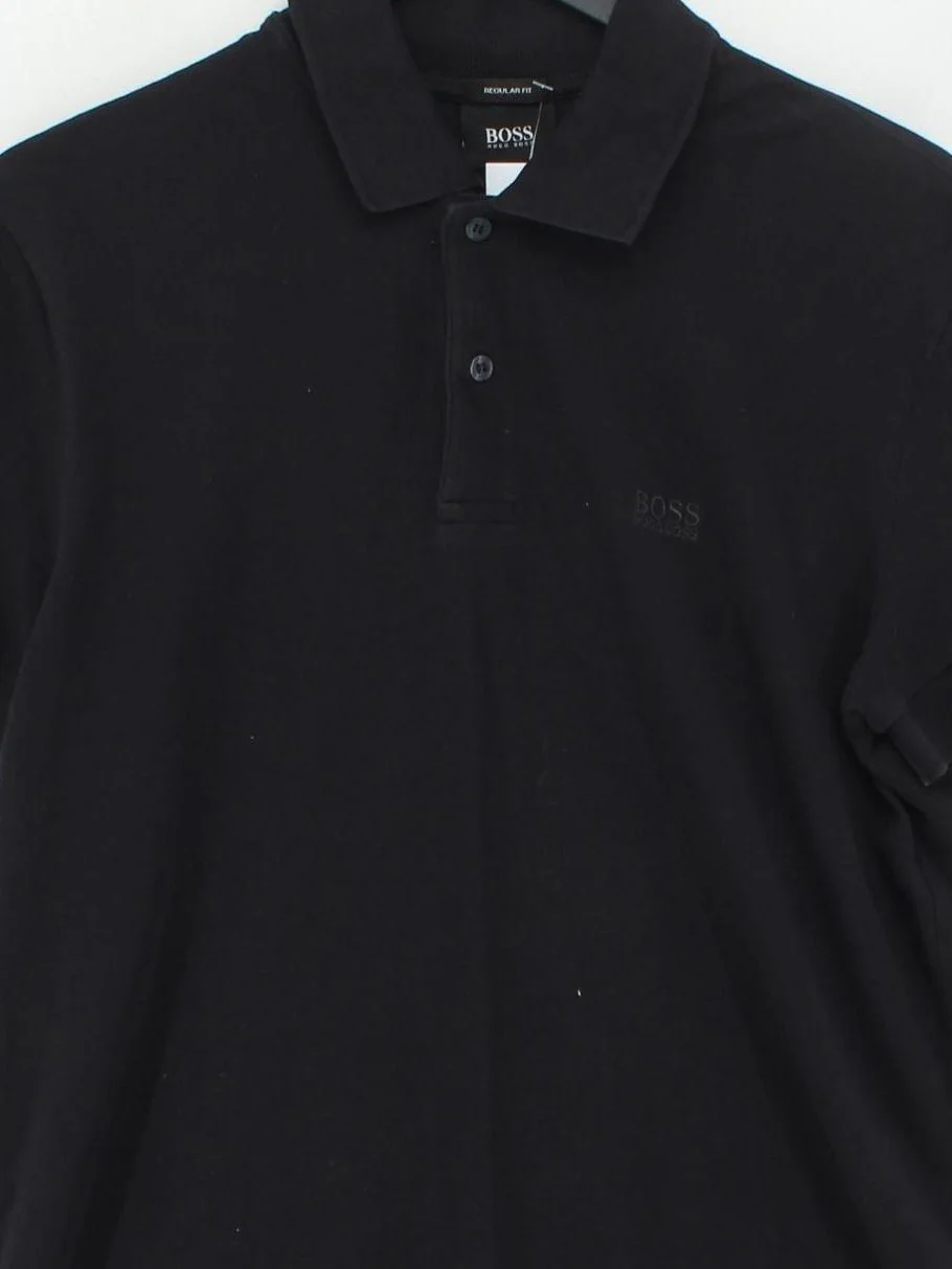 Hugo Boss Men's Polo M Black 100% Cotton Basic - Image 3