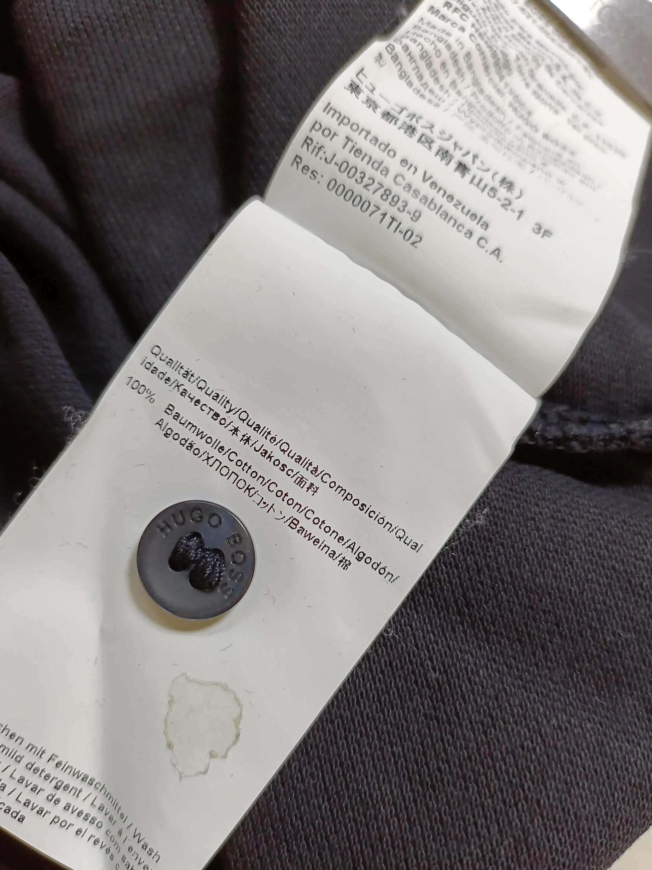 Hugo Boss Men's Polo M Black 100% Cotton Basic - Image 6