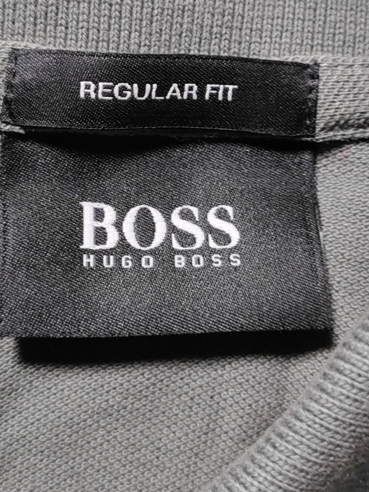 Hugo Boss Men's Polo M Grey 100% Cotton Basic - Image 5