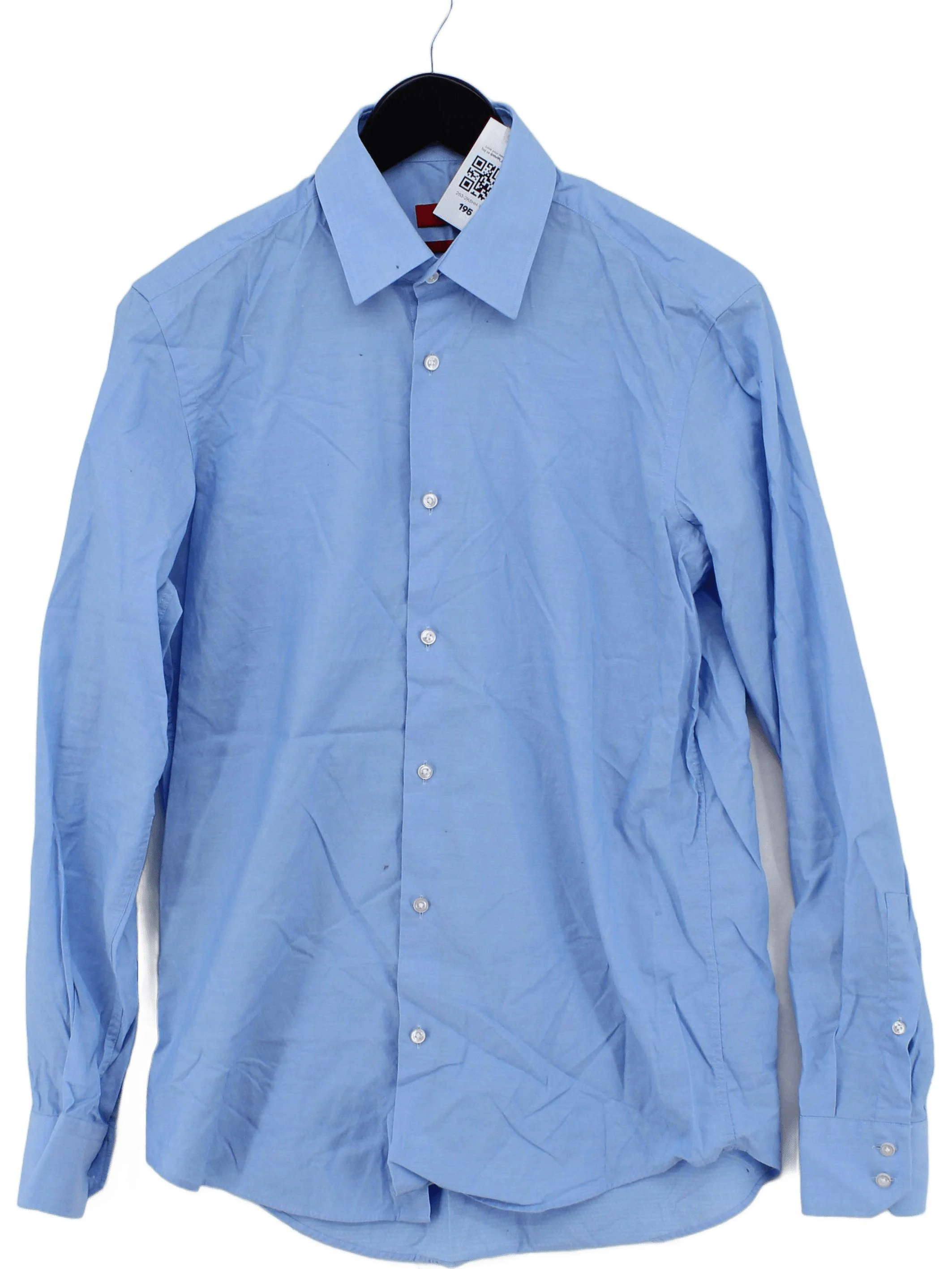 Hugo Boss Men's Shirt Chest: 38 in Blue 100% Cotton Basic