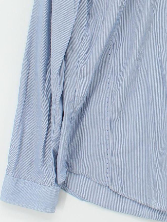 Hugo Boss Men's Shirt M Blue 100% Cotton Basic - Image 4