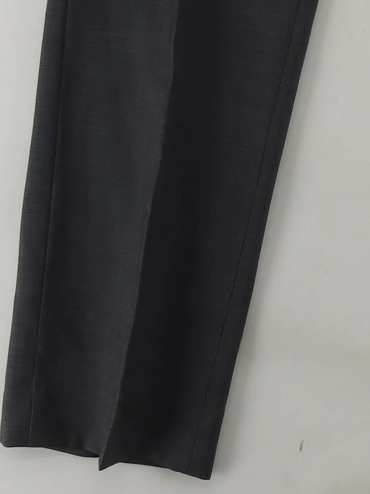 Hugo Boss Men's Suit Trousers M Grey 100% Other Straight Dress Pants - Image 4