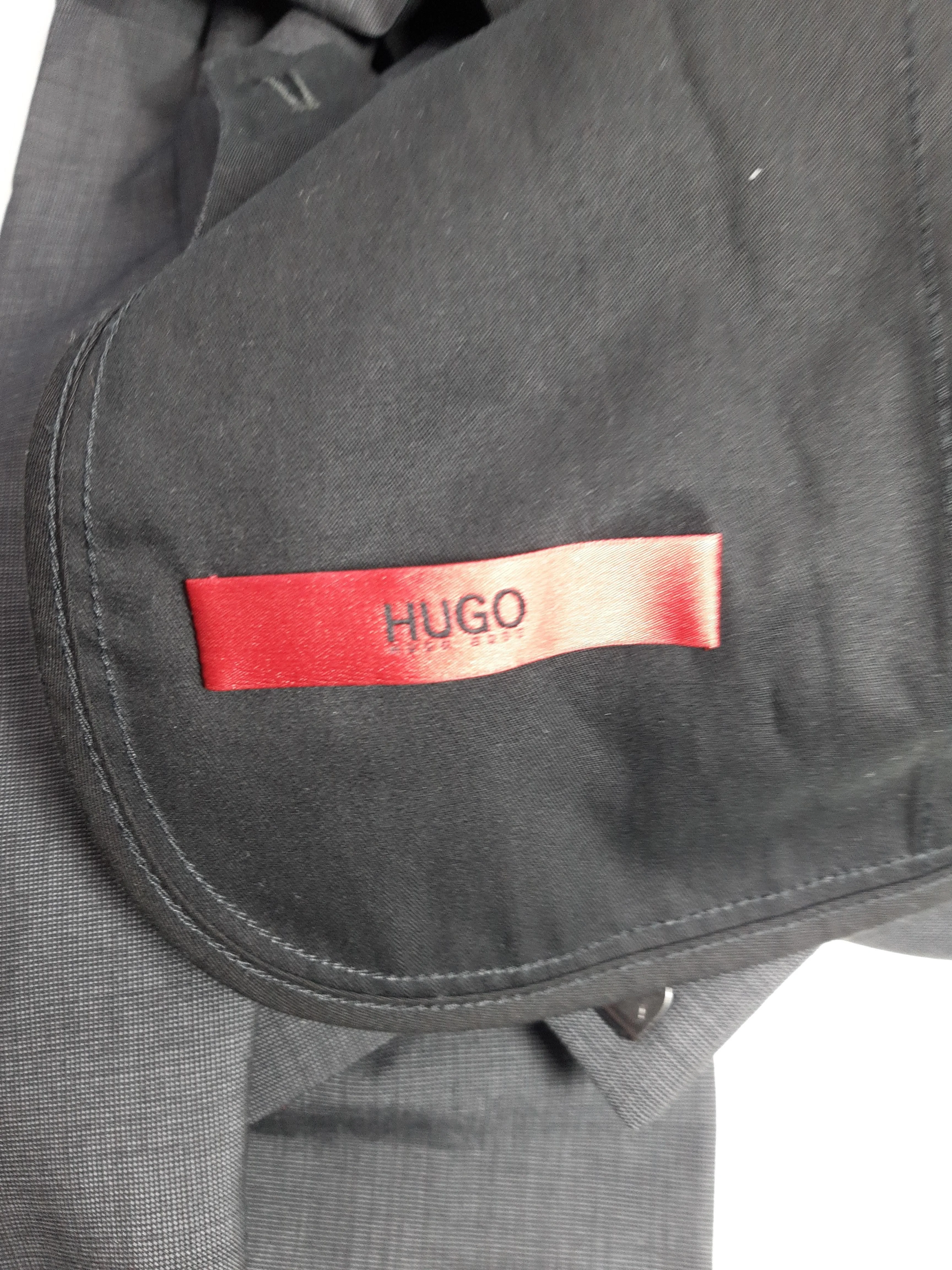 Hugo Boss Men's Suit Trousers M Grey 100% Other Straight Dress Pants - Image 5