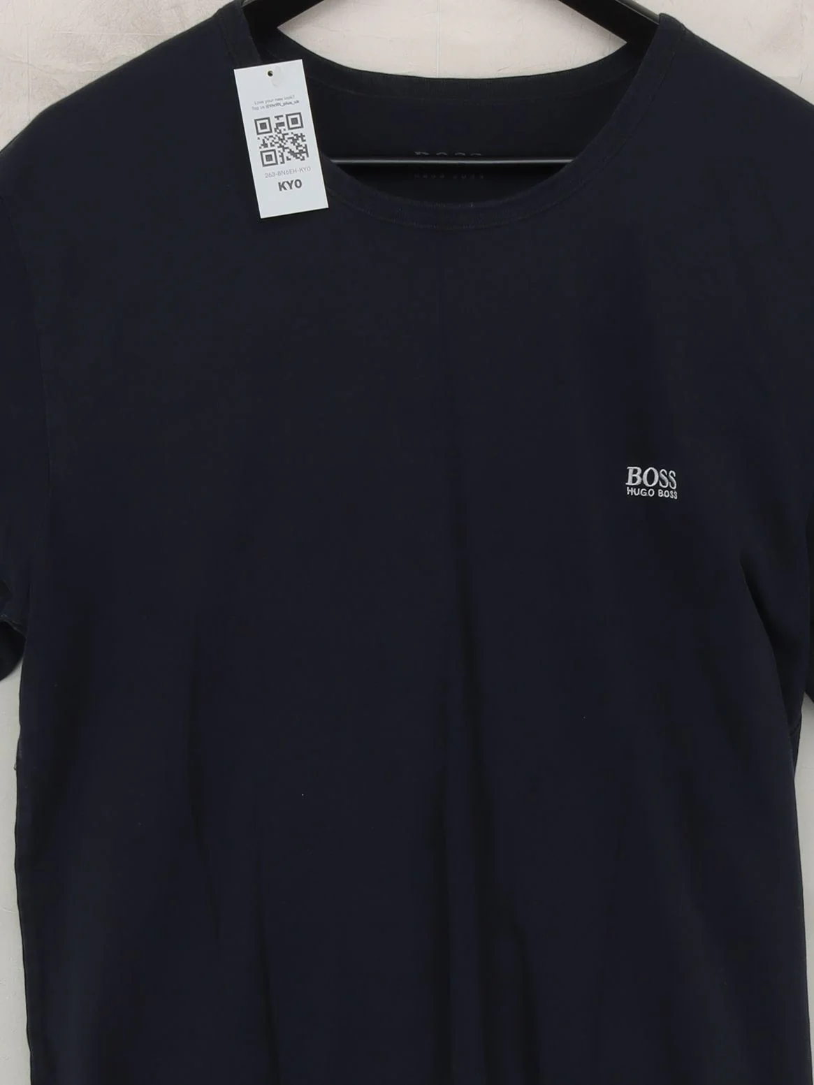 Hugo Boss Men's T-Shirt M Blue 100% Cotton Basic - Image 3
