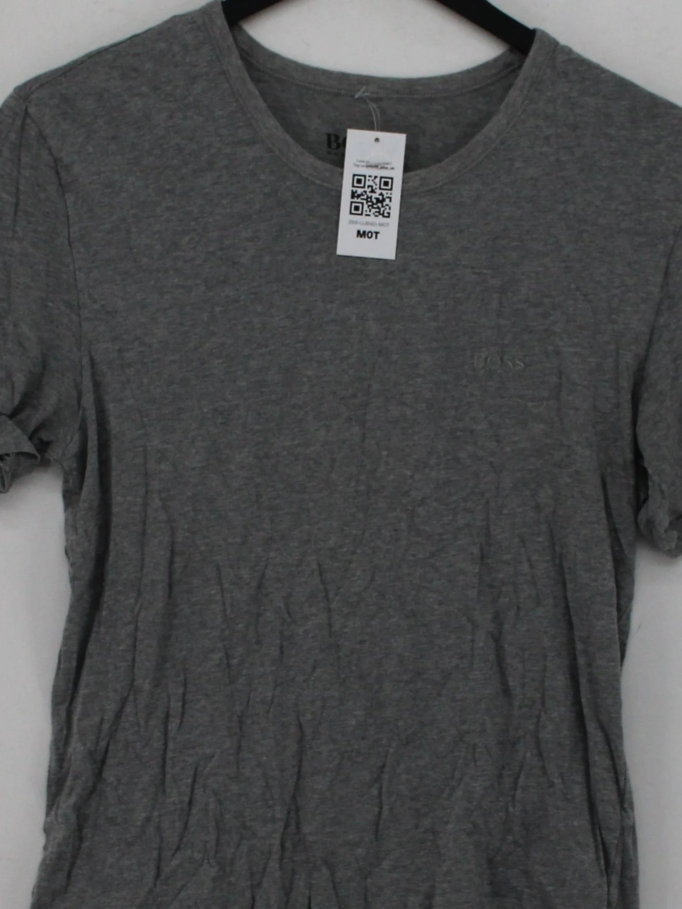 Hugo Boss Men's T-Shirt S Grey 100% Cotton Basic - Image 3