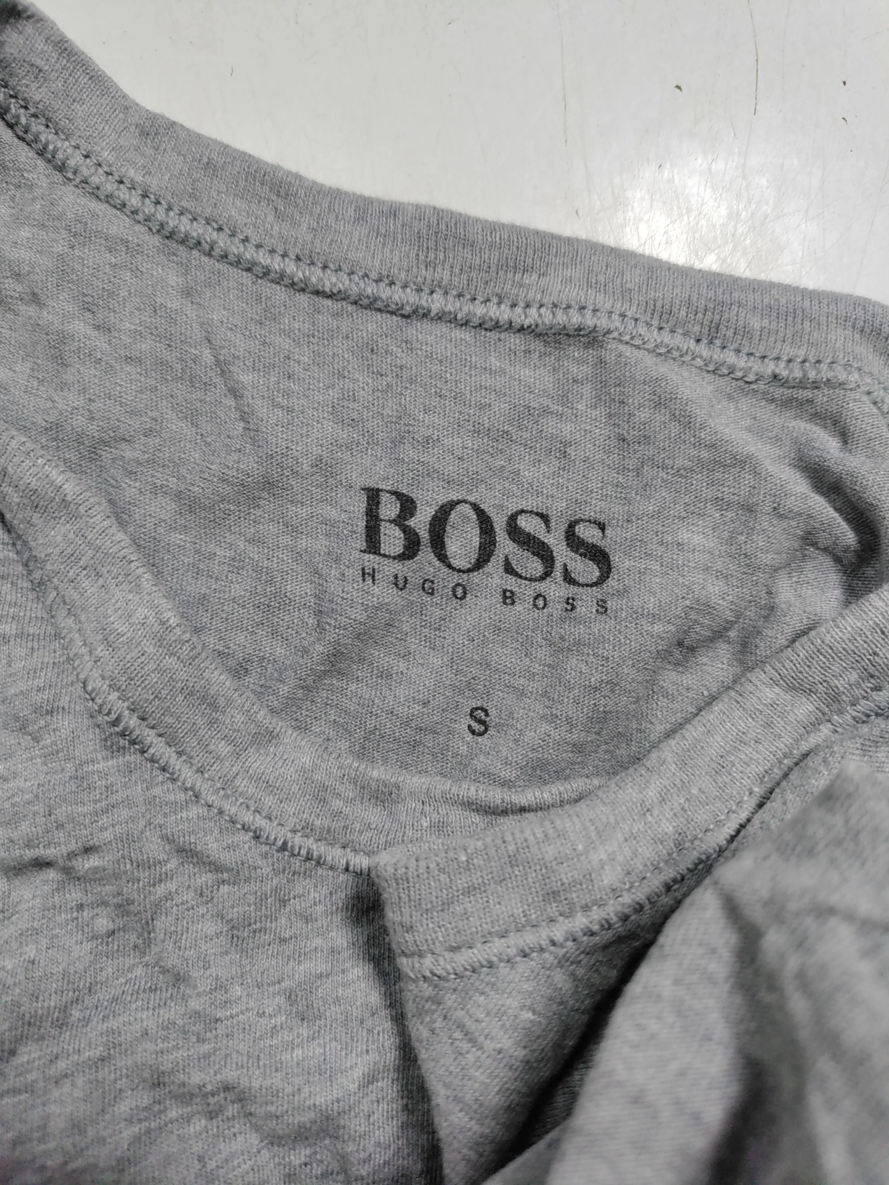 Hugo Boss Men's T-Shirt S Grey 100% Cotton Basic - Image 5