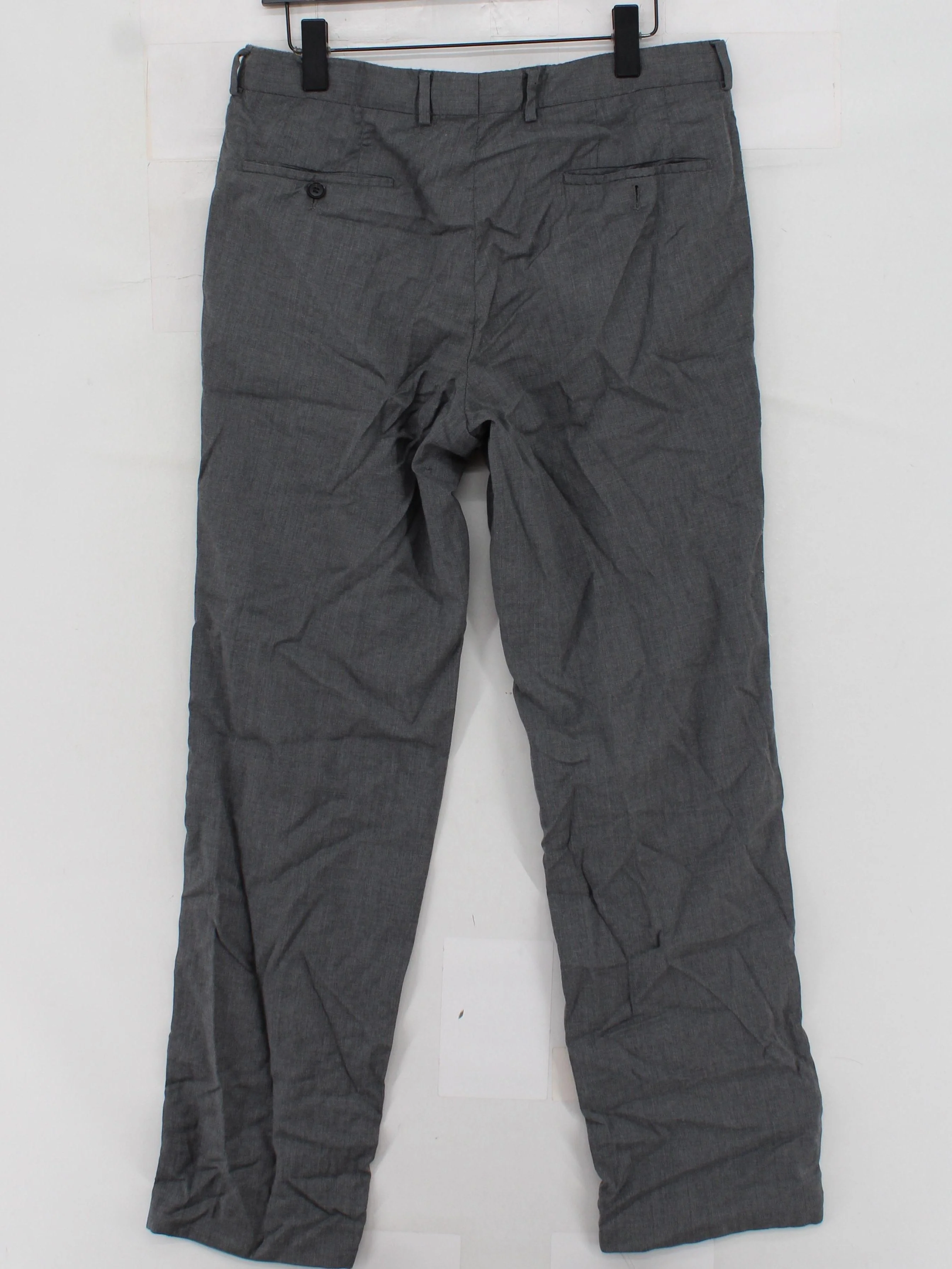 Hugo Boss Men's Trousers M Grey 100% Wool Straight Chino - Image 2