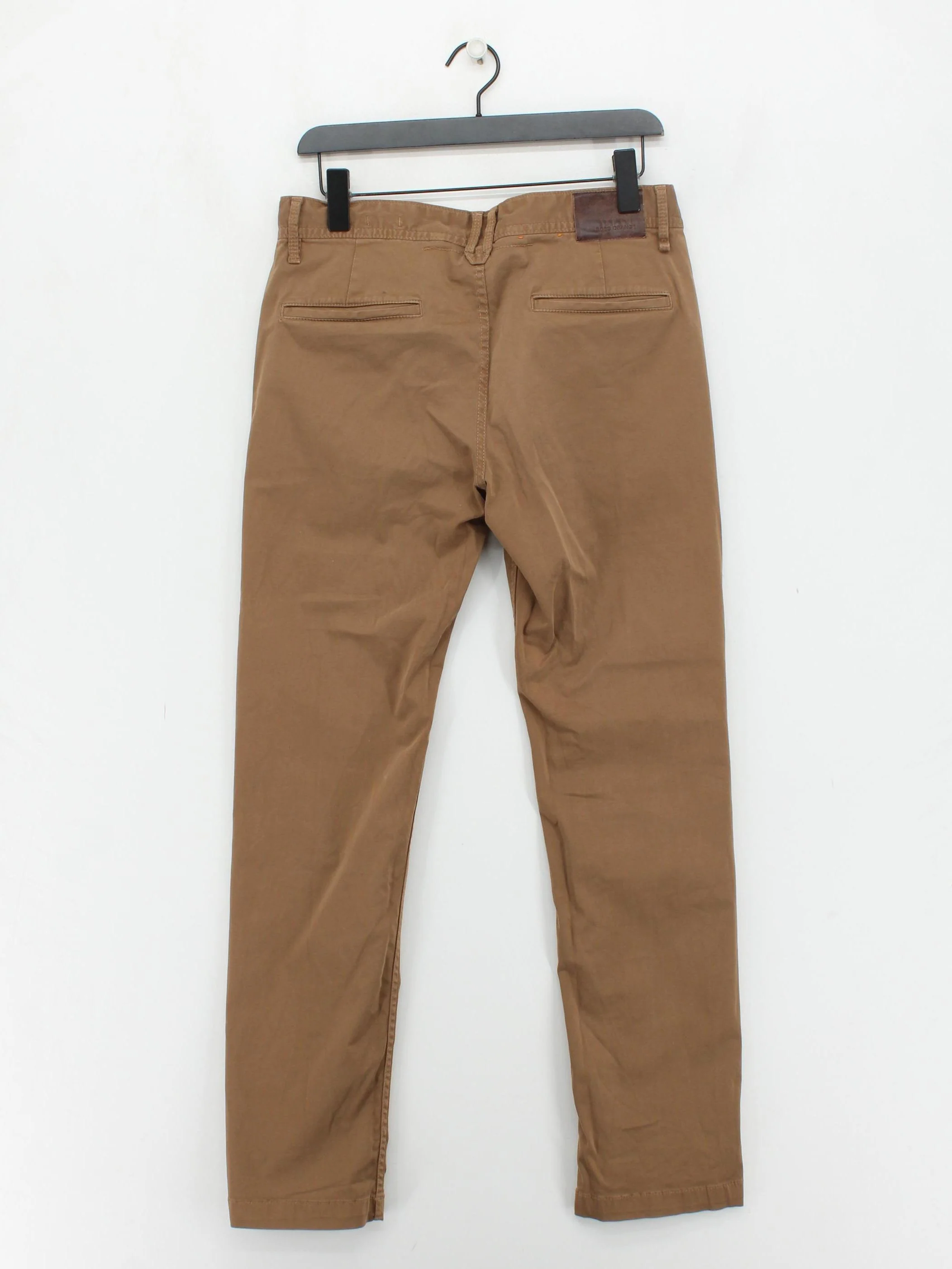 Hugo Boss Men's Trousers W 33 in Tan Cotton with Elastane Chino - Image 2