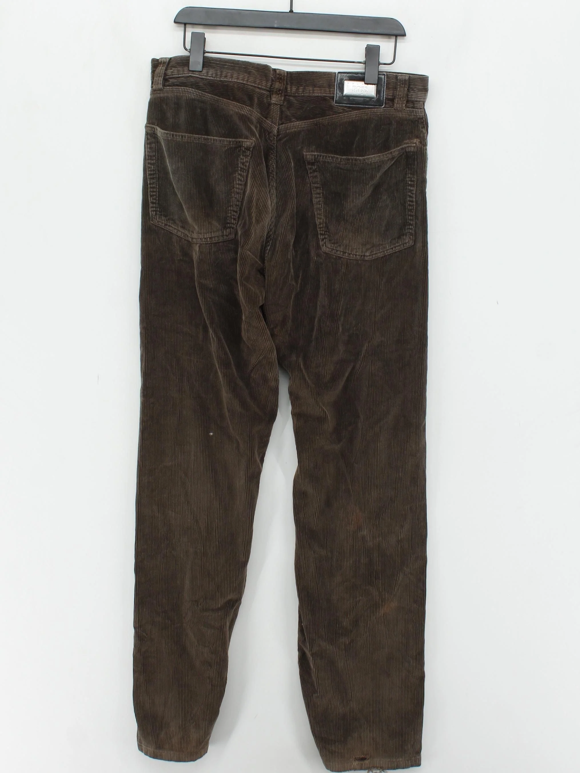 Hugo Boss Men's Trousers W 36 in Brown 100% Cotton Straight Chino - Image 2