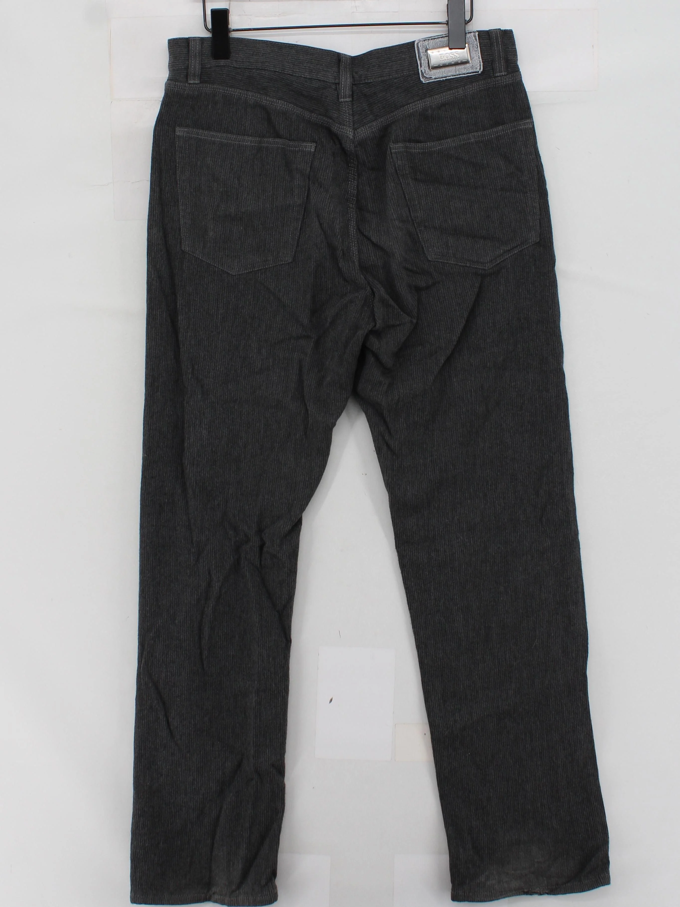 Hugo Boss Men's Trousers W 36 in Grey Rayon with Wool, Polyester Chino - Image 2