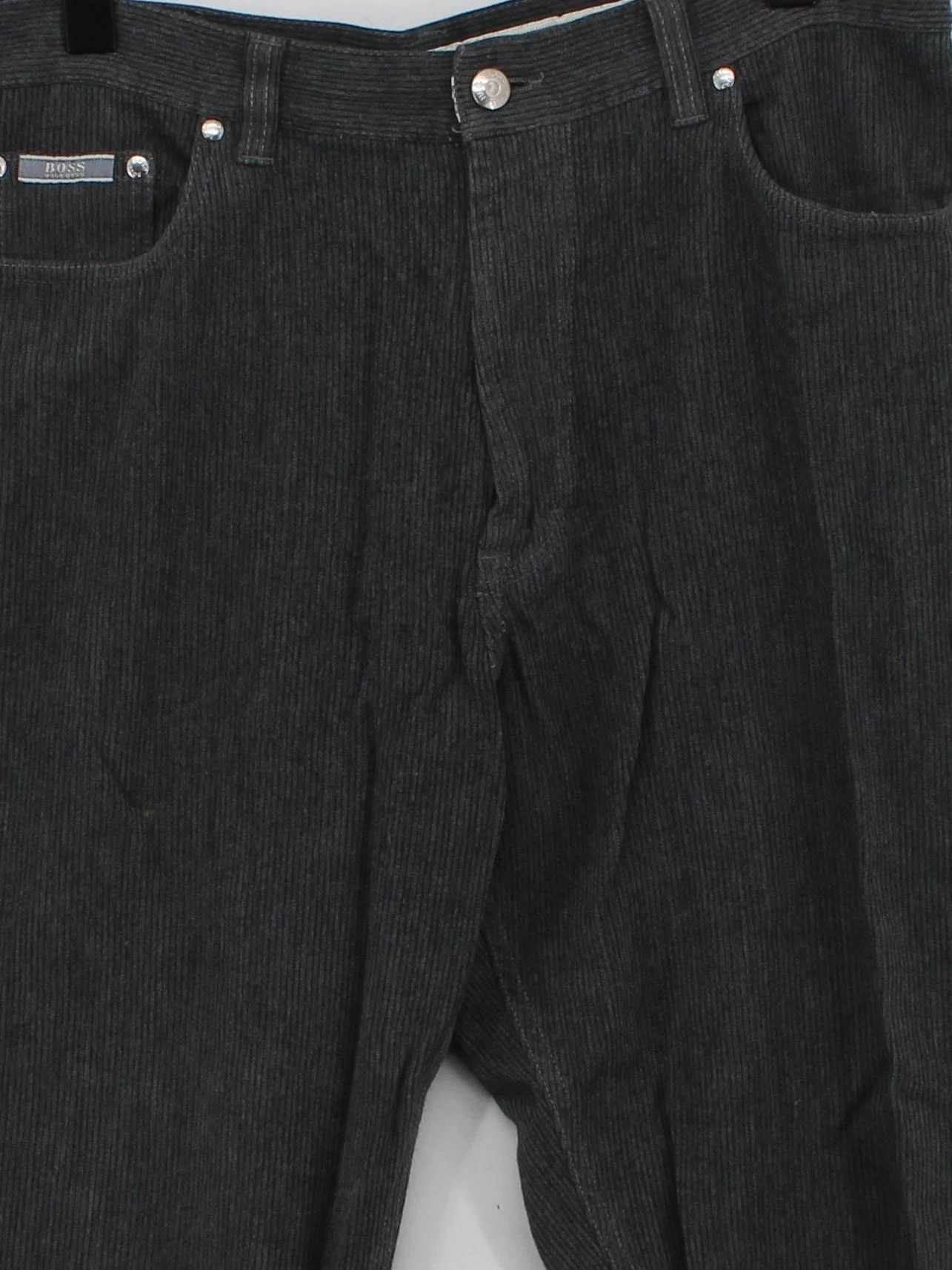 Hugo Boss Men's Trousers W 36 in Grey Rayon with Wool, Polyester Chino - Image 3