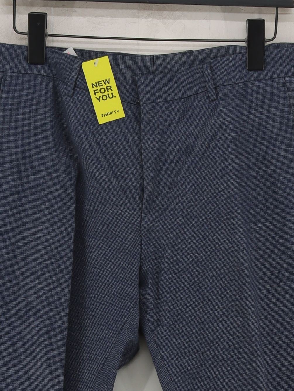 Hugo Boss Men's Trousers W 38 in Blue Wool with Cotton, Viscose, Acetate Chino - Image 3
