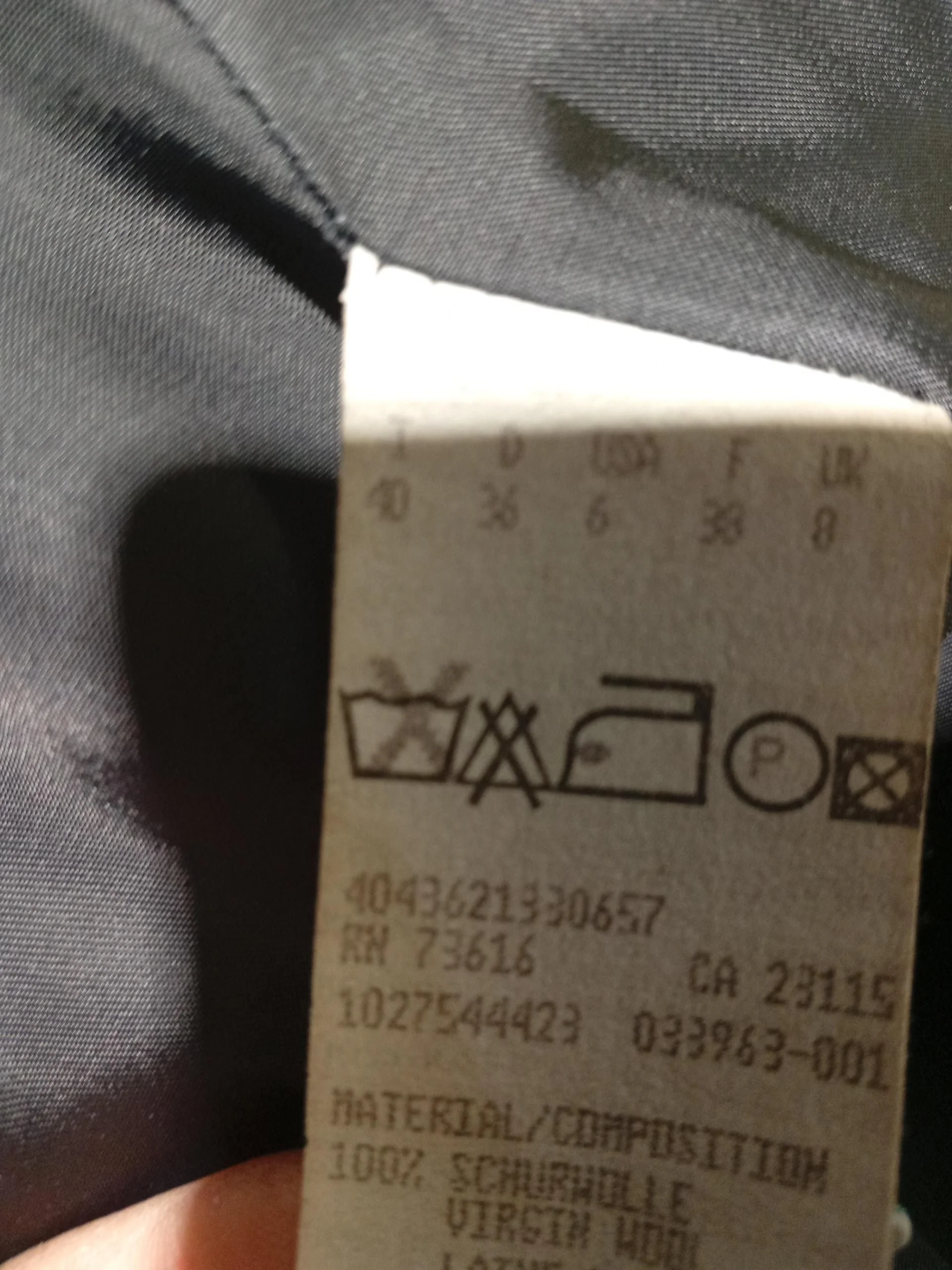 Hugo Boss Women's Coat S Grey 100% Wool Overcoat - Image 6