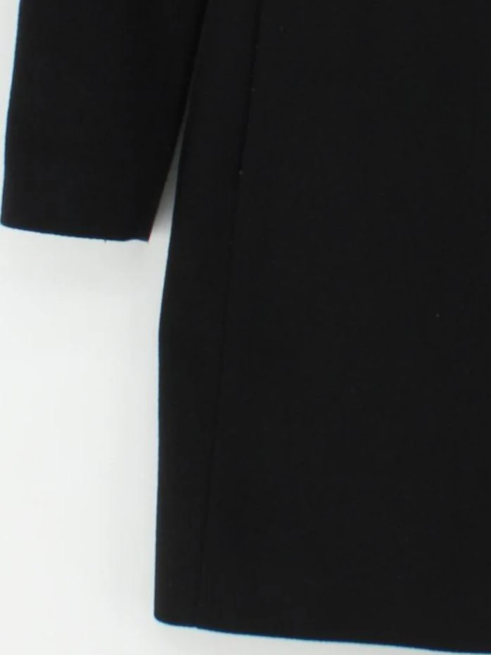 Hugo Boss Women's Coat UK 8 Black Wool with Polyamide, Cashmere Overcoat - Image 4