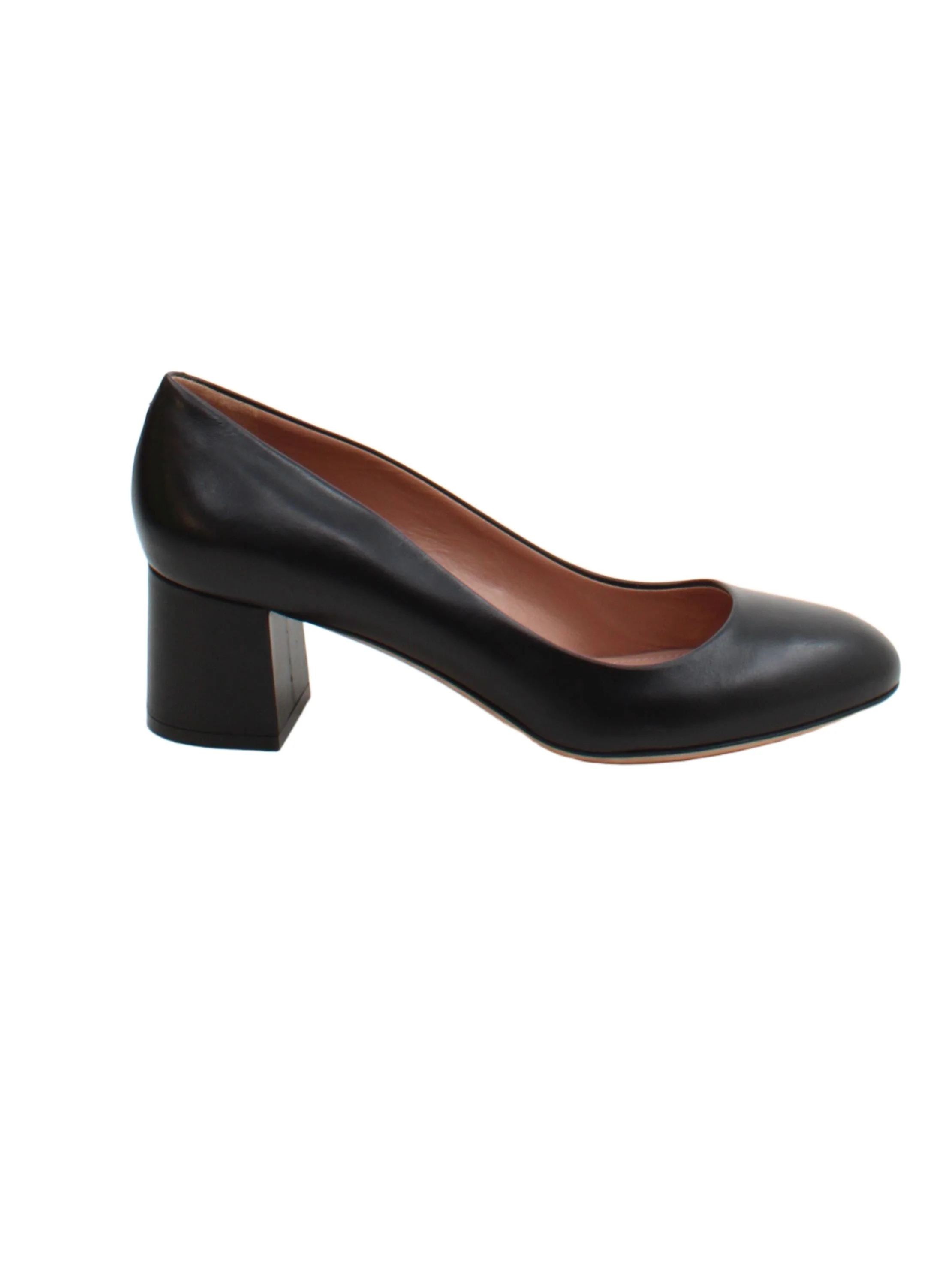 Hugo Boss Women's Heels UK 6 Black 100% Leather Court