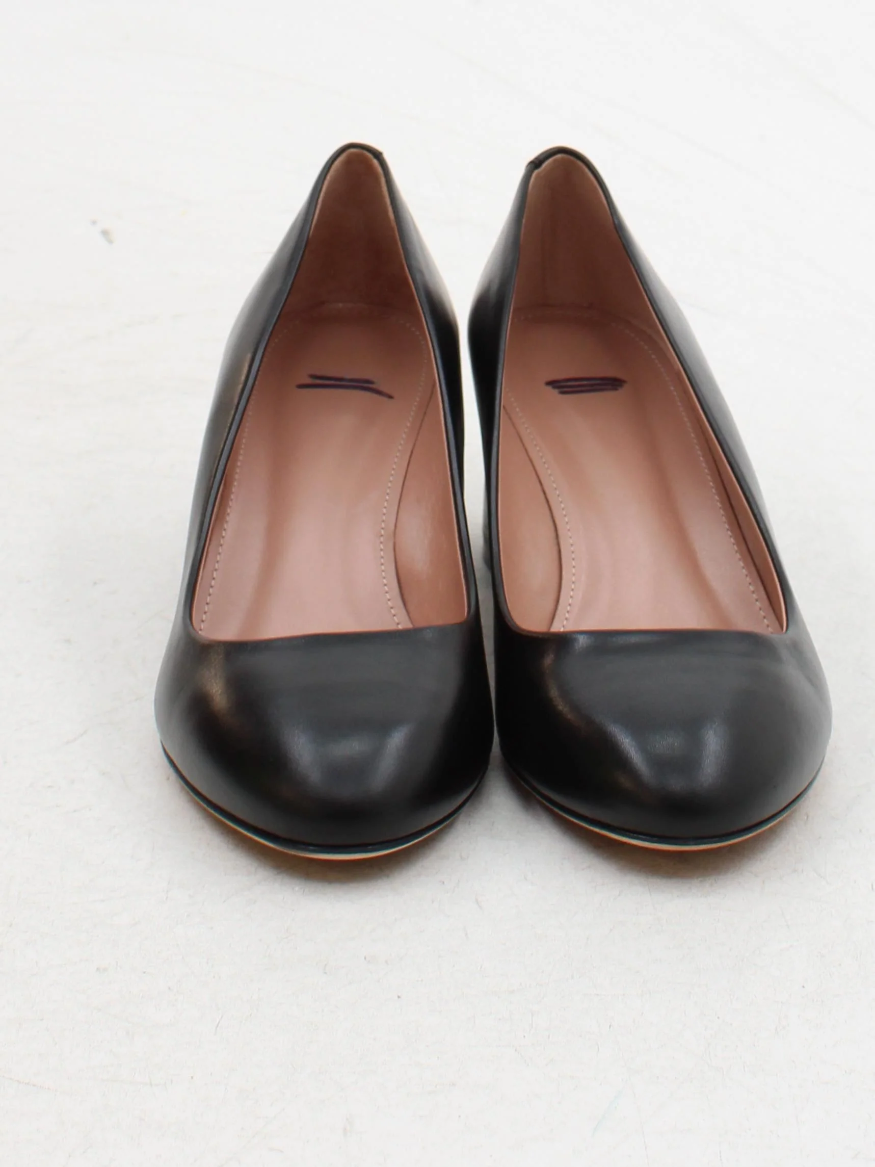 Hugo Boss Women's Heels UK 6 Black 100% Leather Court - Image 2