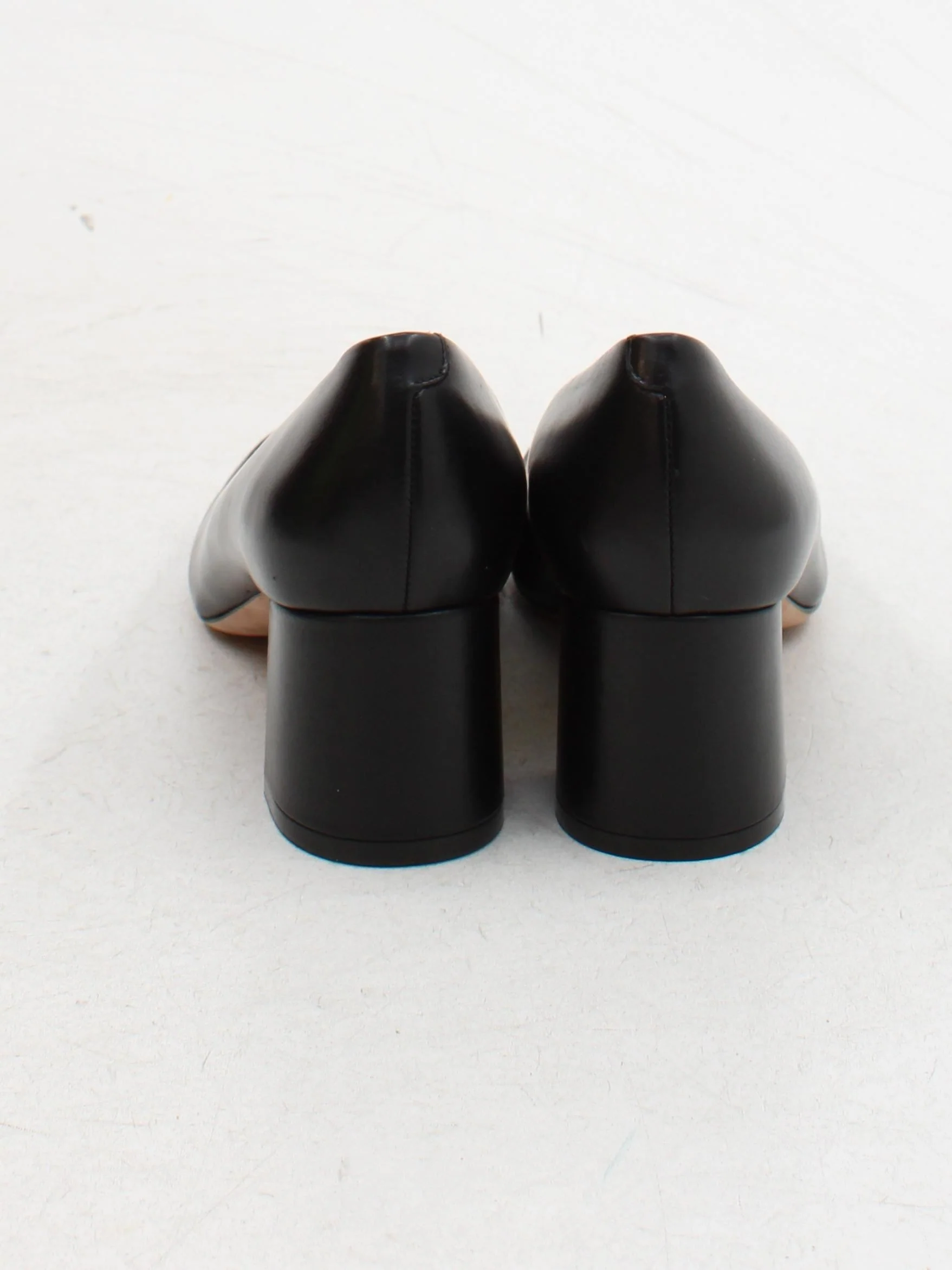 Hugo Boss Women's Heels UK 6 Black 100% Leather Court - Image 3