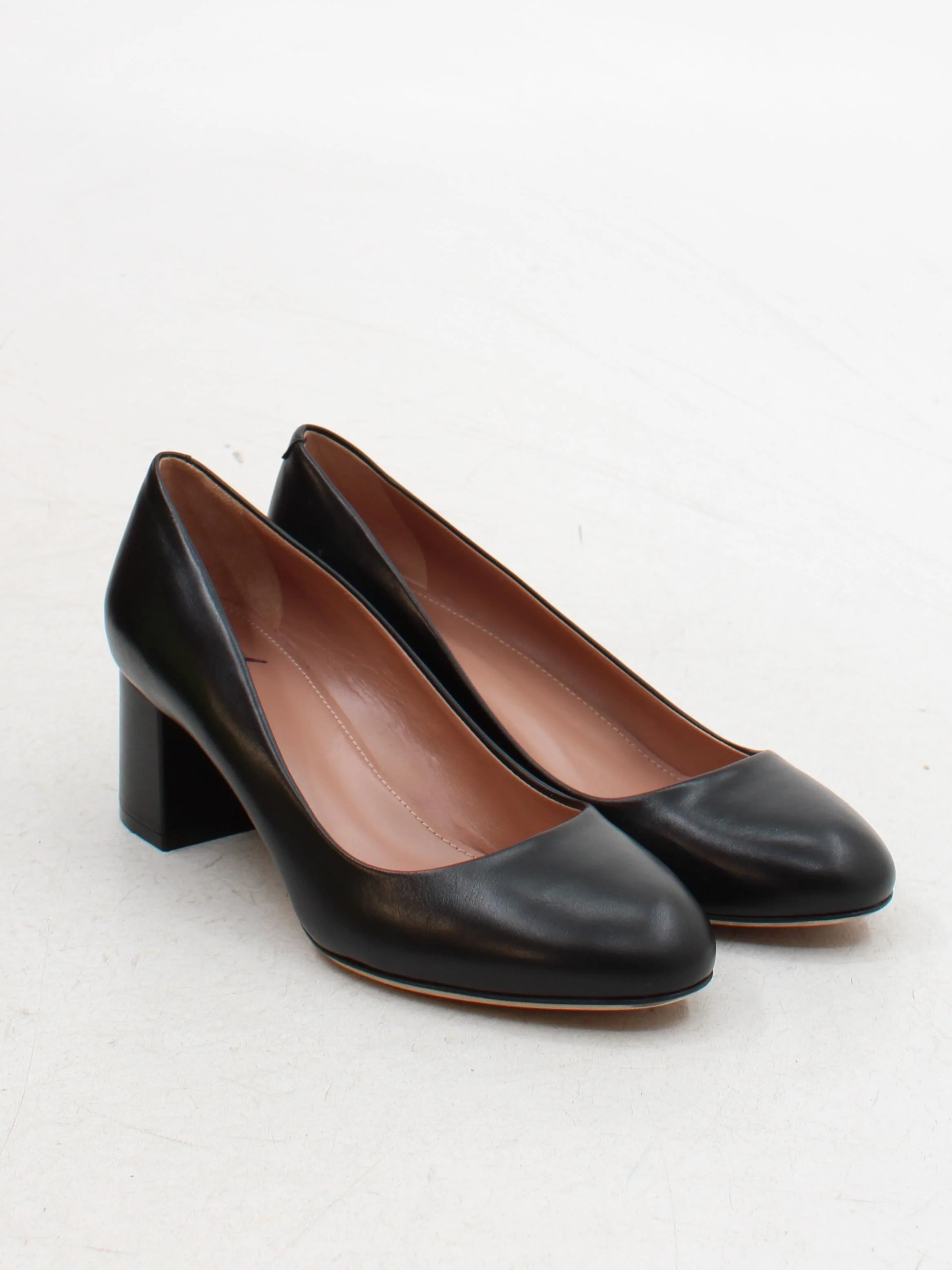 Hugo Boss Women's Heels UK 6 Black 100% Leather Court - Image 4