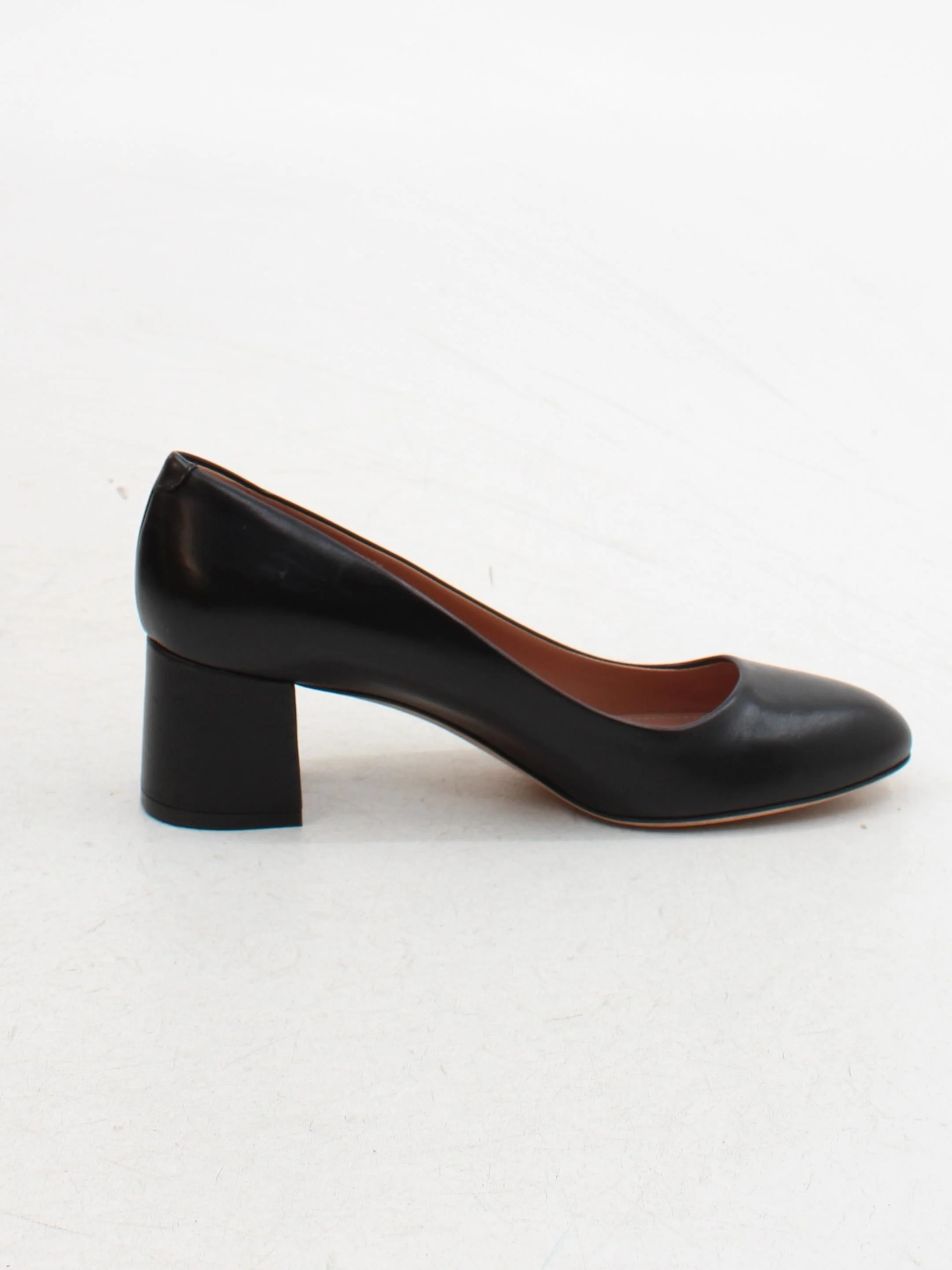 Hugo Boss Women's Heels UK 6 Black 100% Leather Court - Image 5