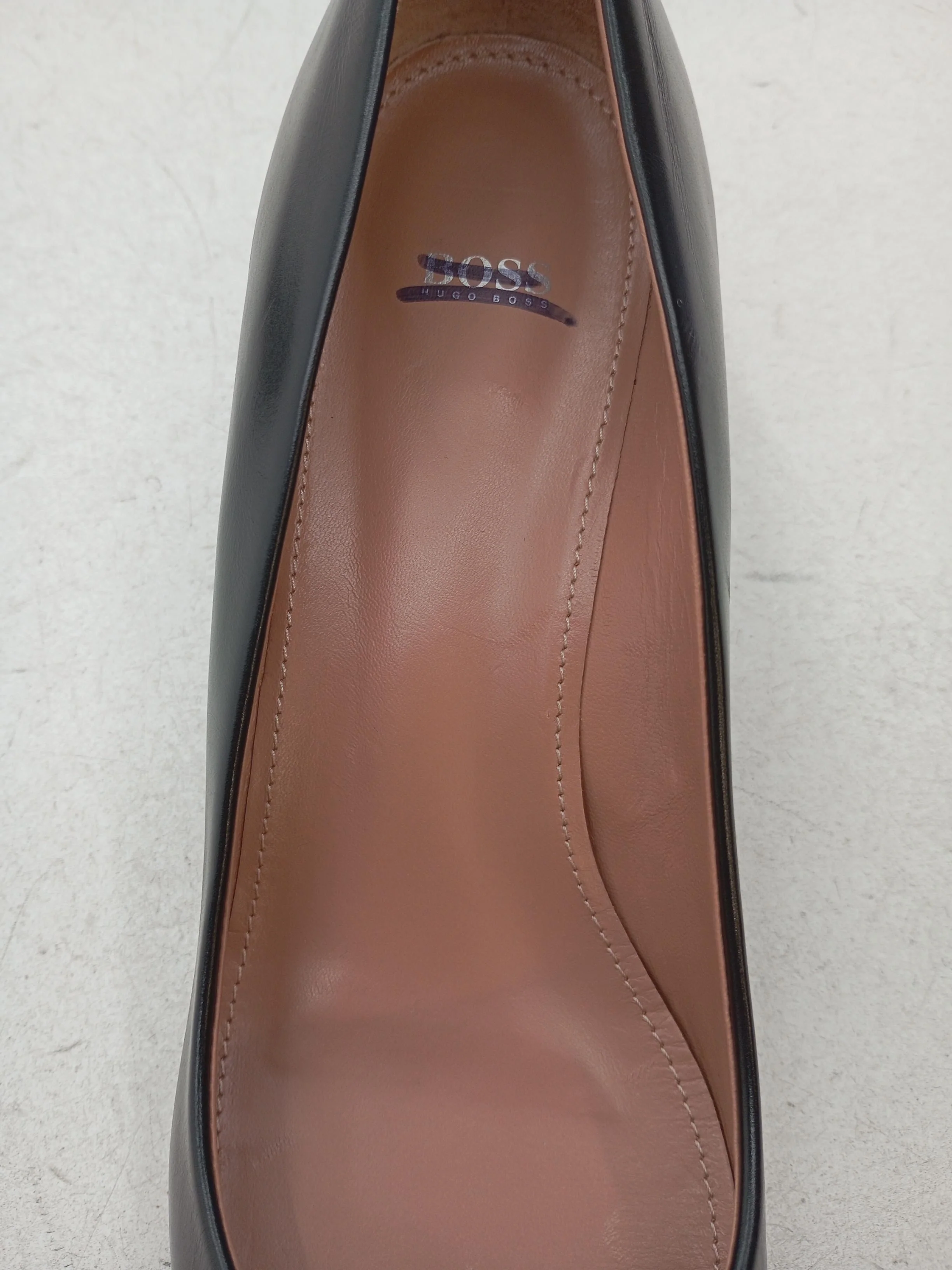 Hugo Boss Women's Heels UK 6 Black 100% Leather Court - Image 6