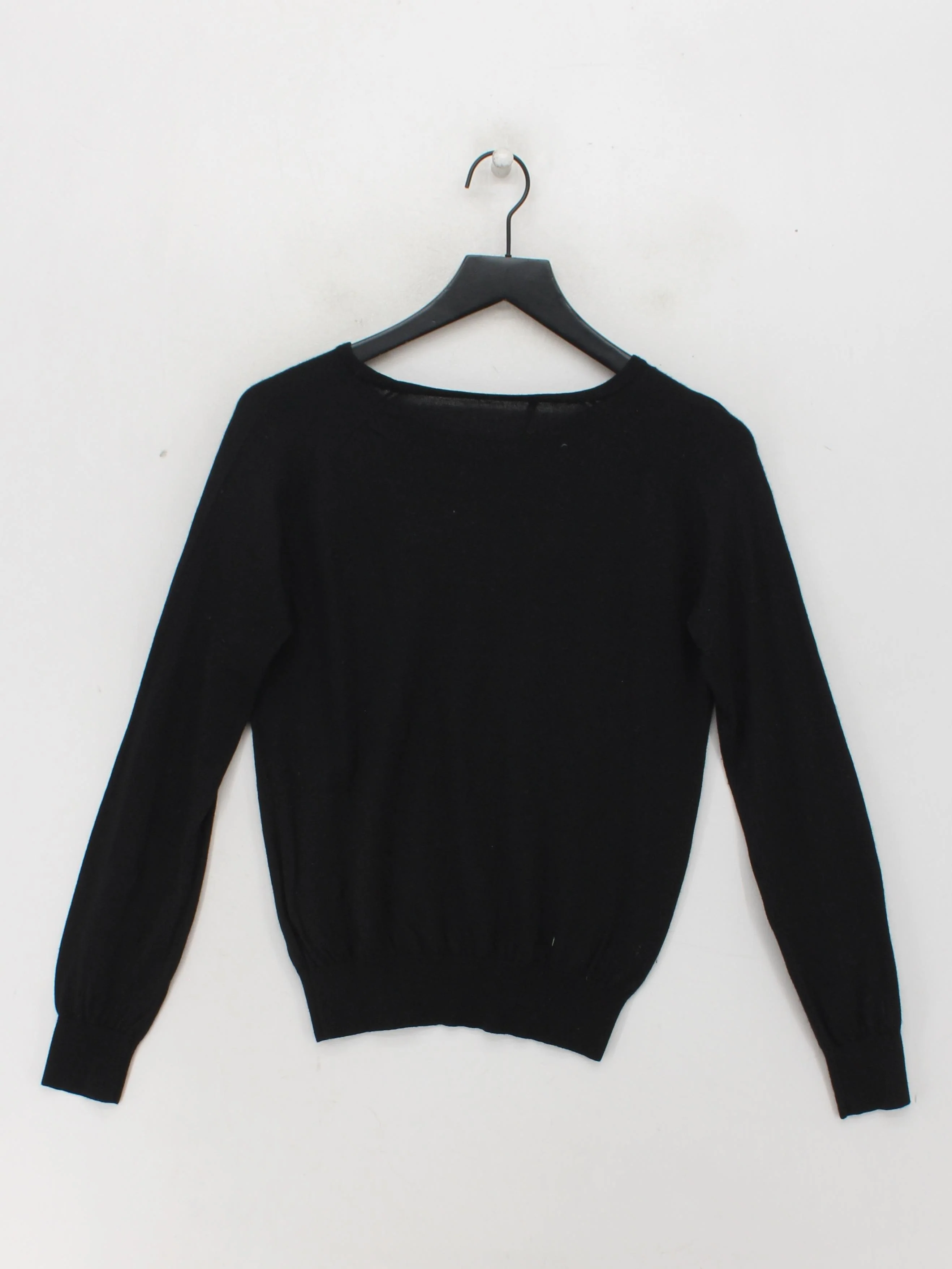 Hugo Boss Women's Jumper M Black 100% Other V-Neck Pullover - Image 2