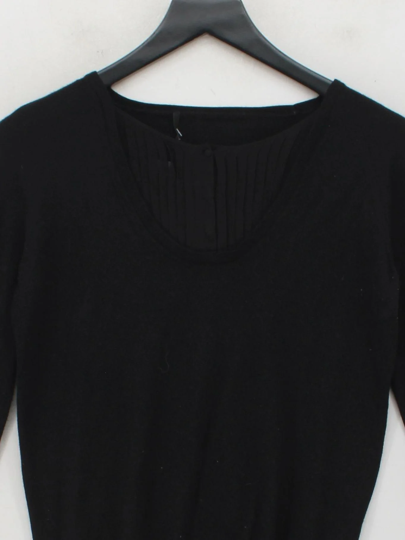 Hugo Boss Women's Jumper M Black 100% Other V-Neck Pullover - Image 3