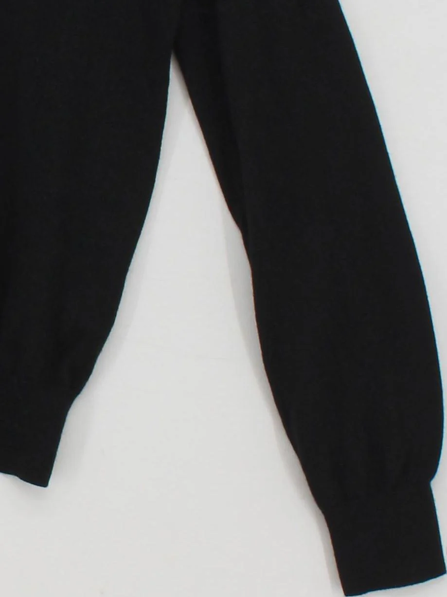 Hugo Boss Women's Jumper M Black 100% Other V-Neck Pullover - Image 4
