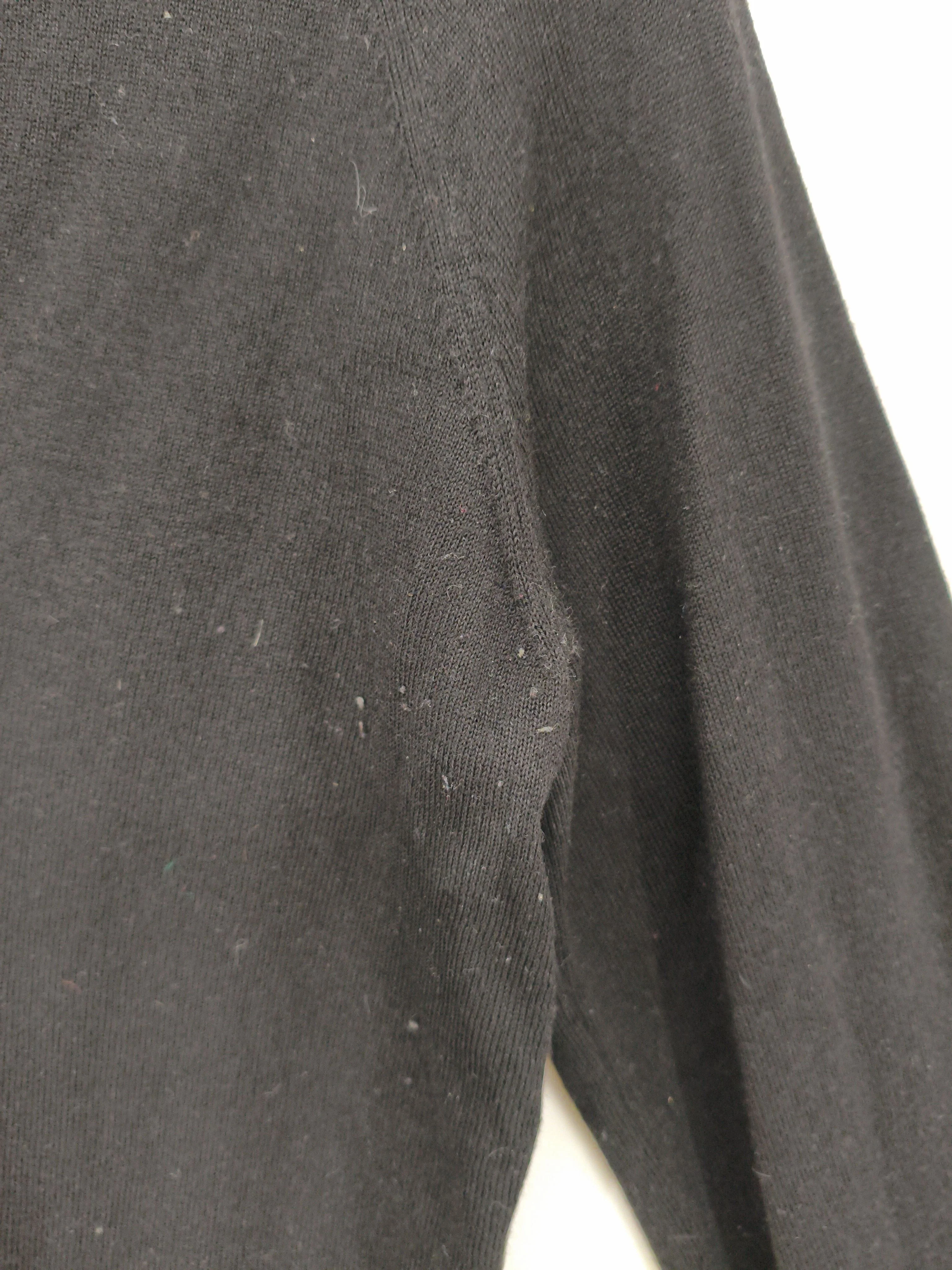 Hugo Boss Women's Jumper M Black 100% Other V-Neck Pullover - Image 5