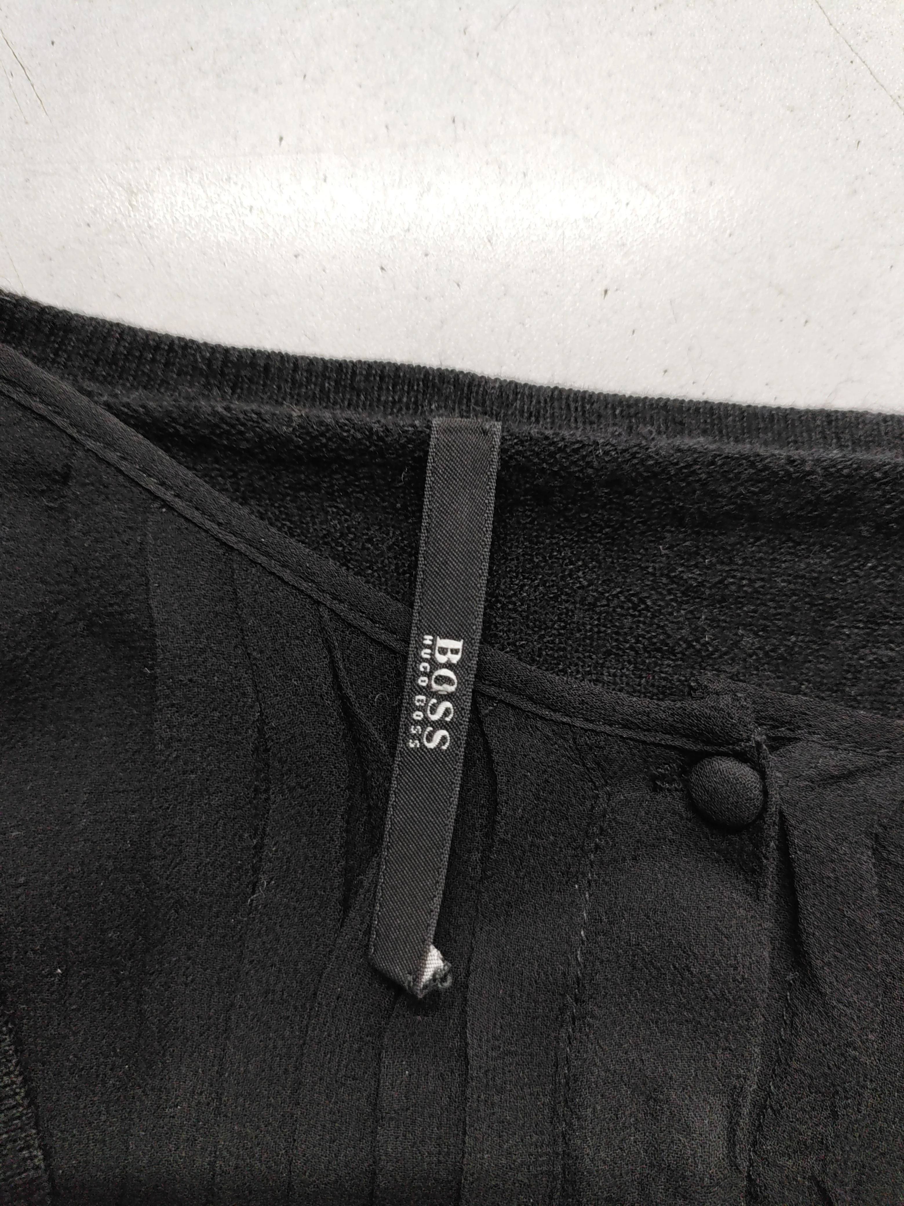 Hugo Boss Women's Jumper M Black 100% Other V-Neck Pullover - Image 6