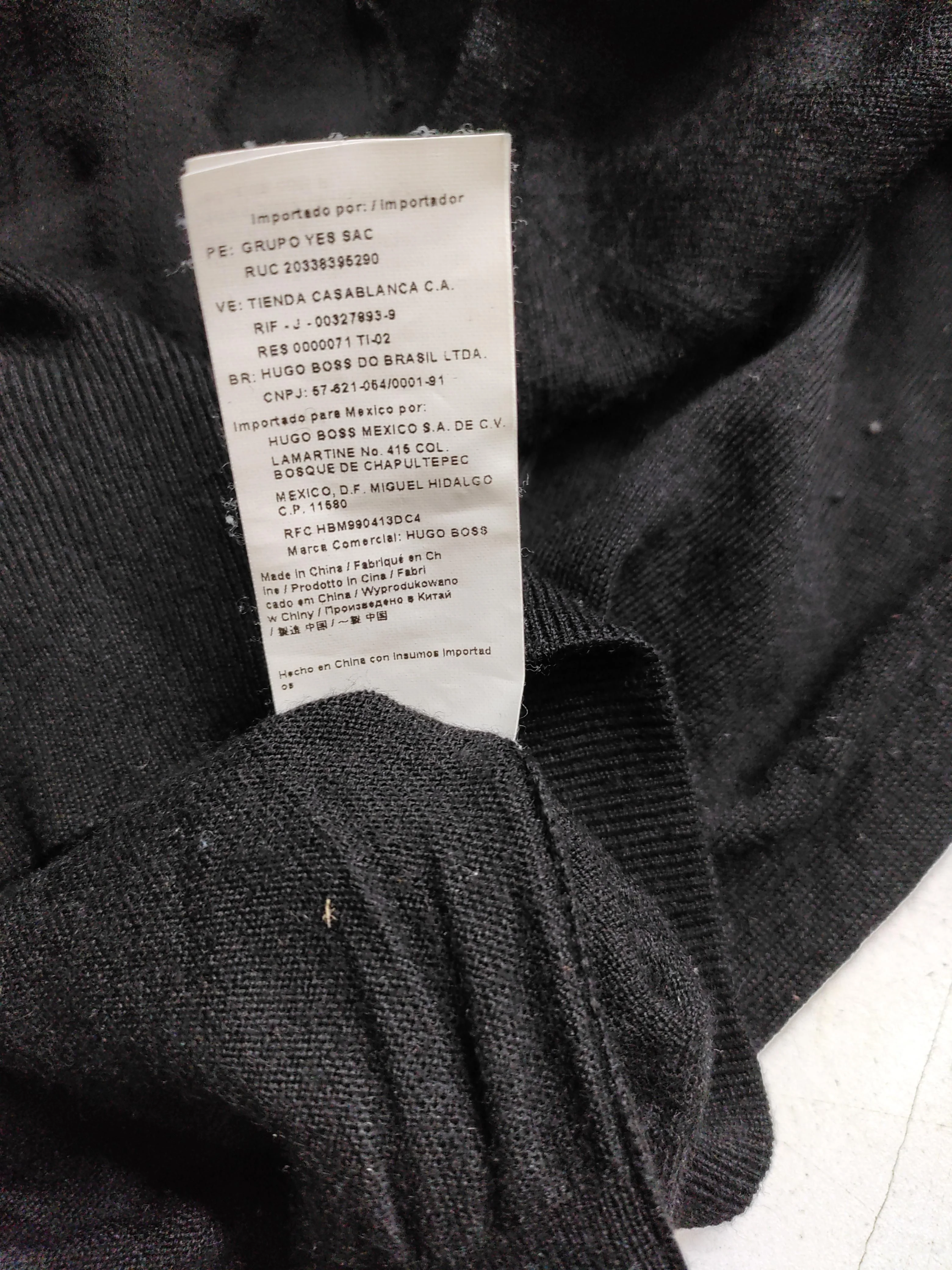 Hugo Boss Women's Jumper M Black 100% Other V-Neck Pullover - Image 7