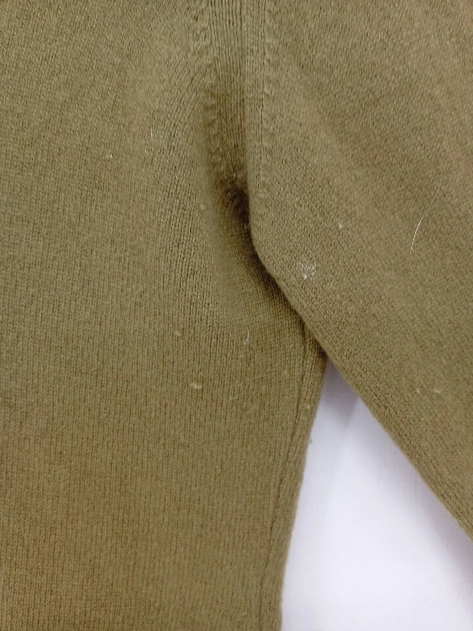 Hugo Boss Women's Jumper S Green 100% Cashmere V-Neck Pullover - Image 5