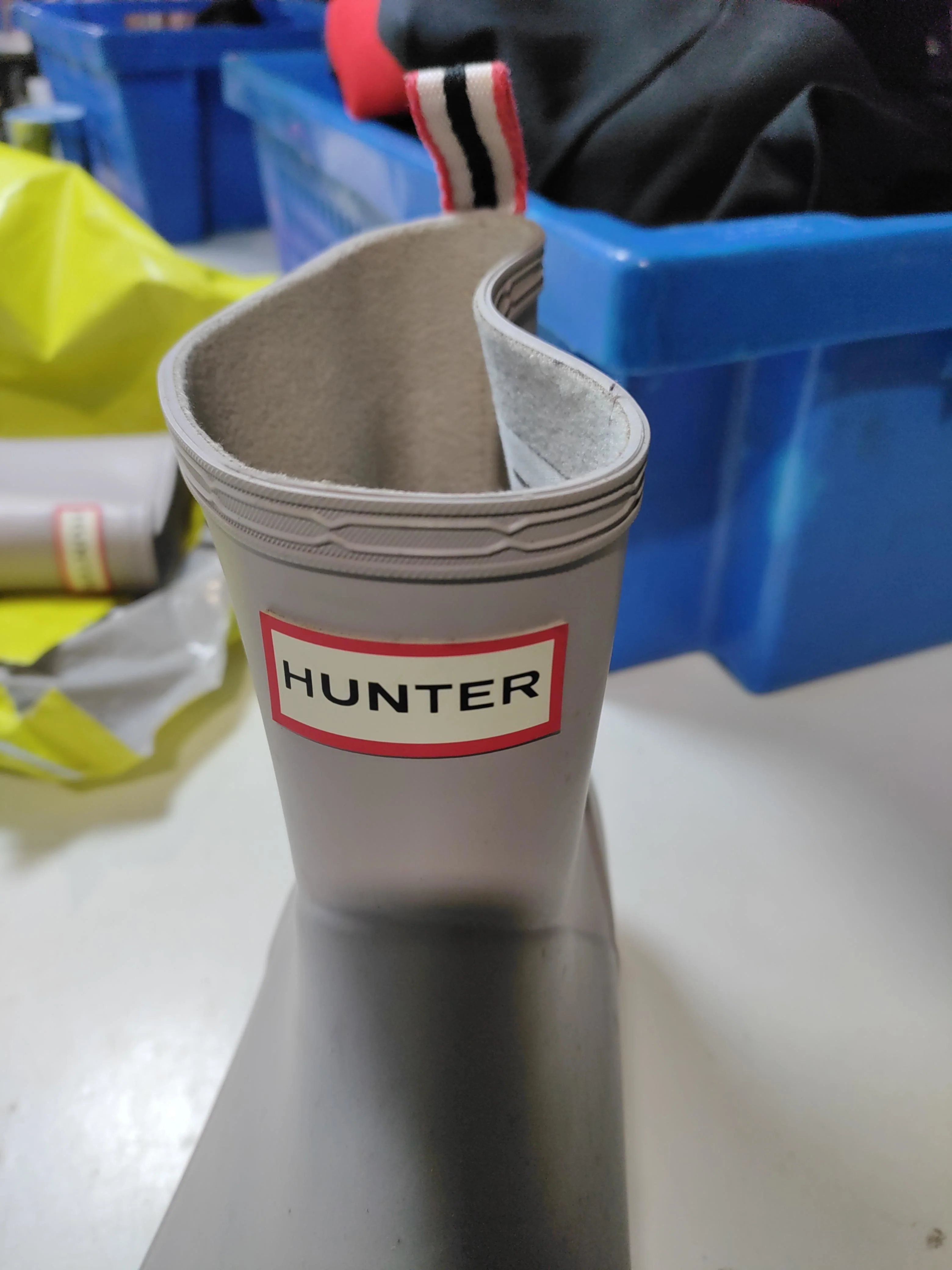 Hunter Men's Boots UK 10 Grey 100% Other Wellies - Image 9