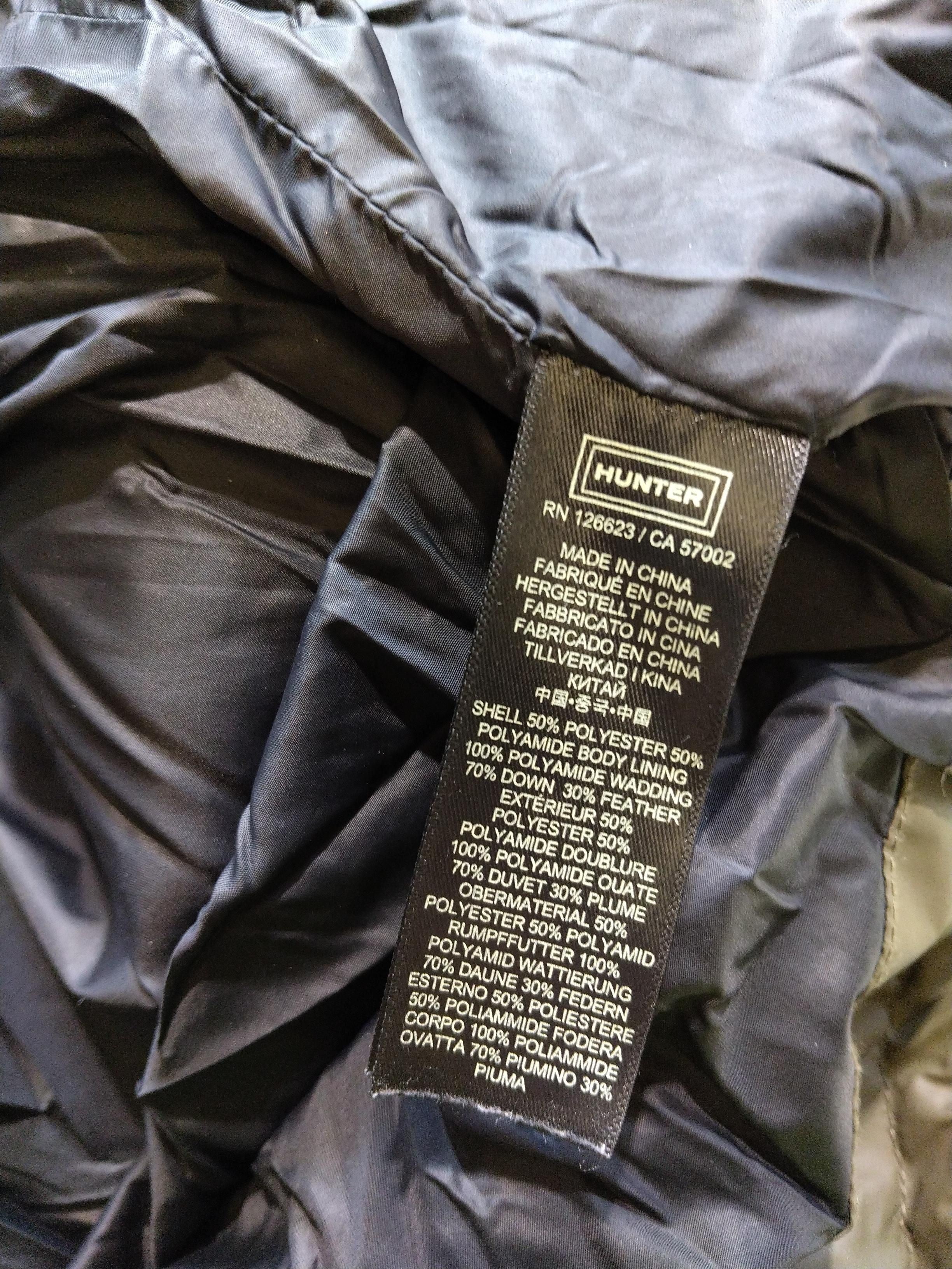 Hunter Men's Coat M Green Polyester with Polyamide, Other Puffer Jacket - Image 7