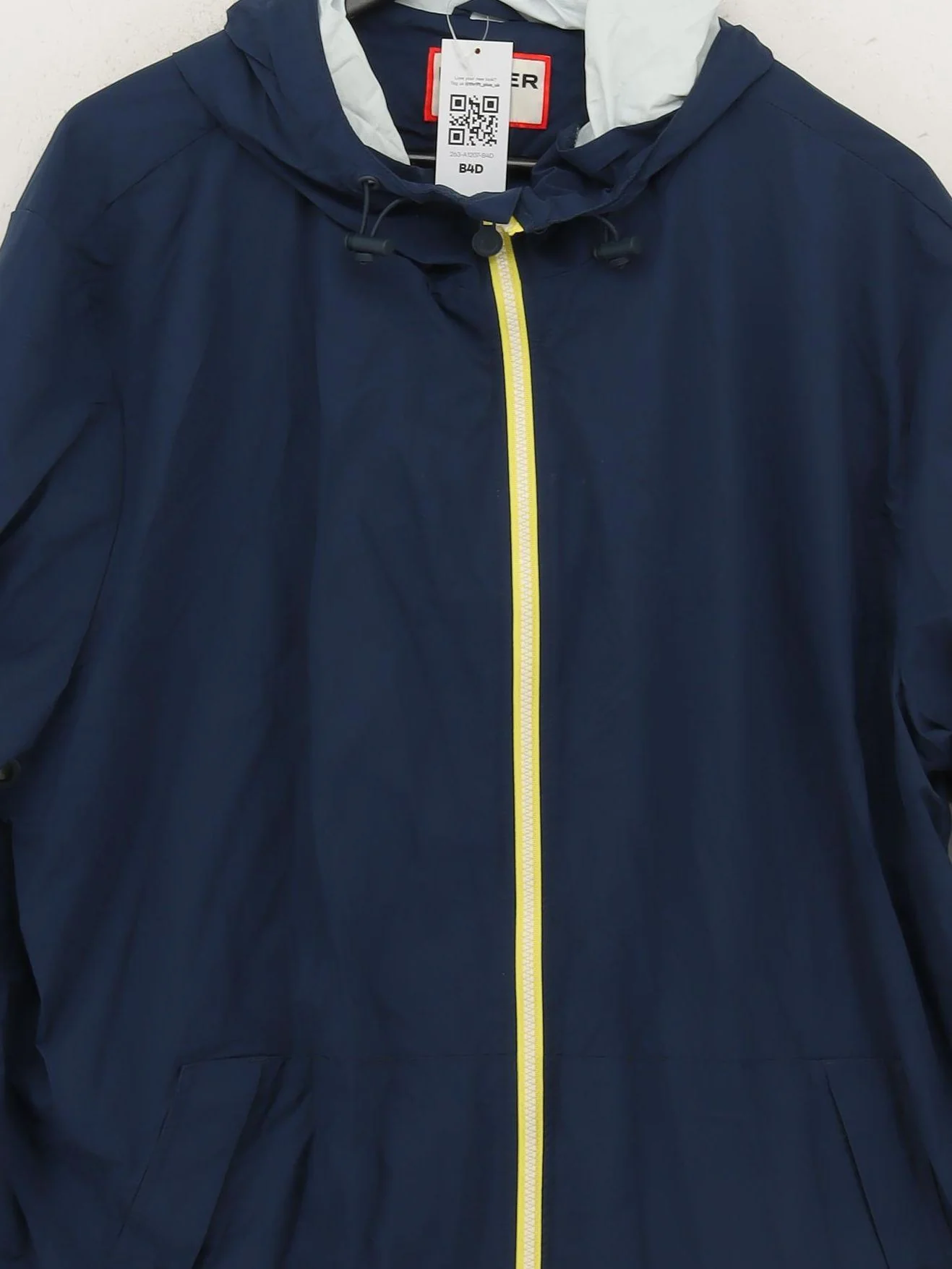 Hunter Rain Coat jacket blue - Image 3
