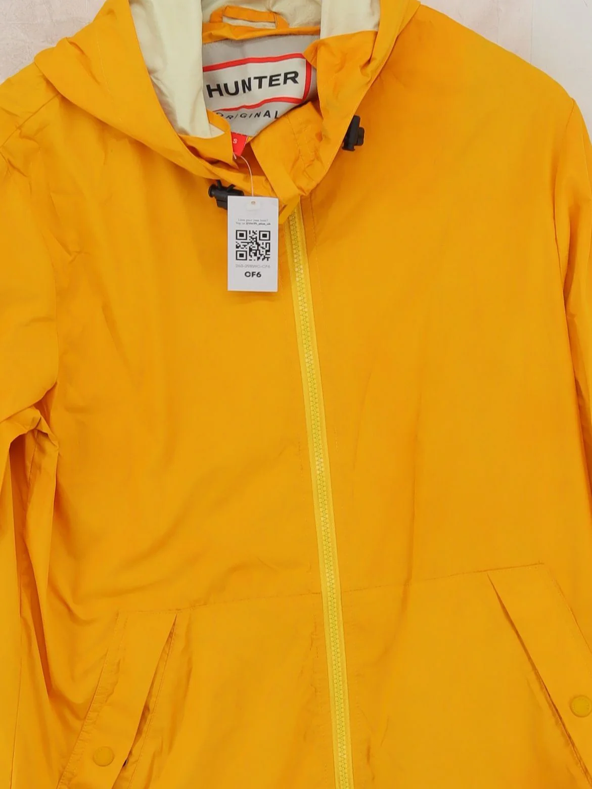 Hunter Rain Coat jacket yellow - Image 3