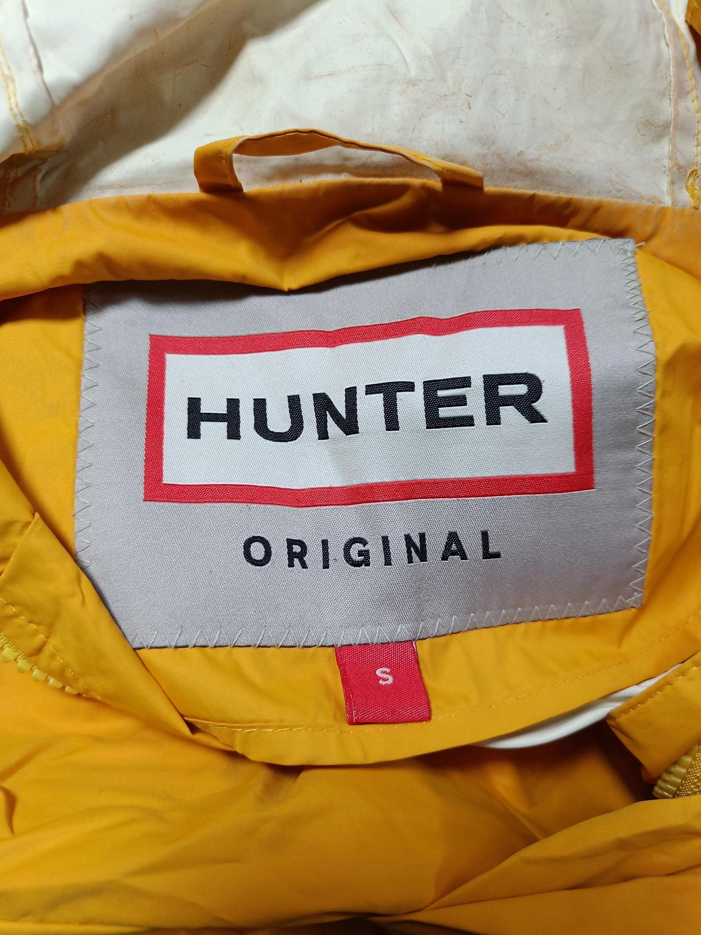 Hunter Rain Coat jacket yellow - Image 7