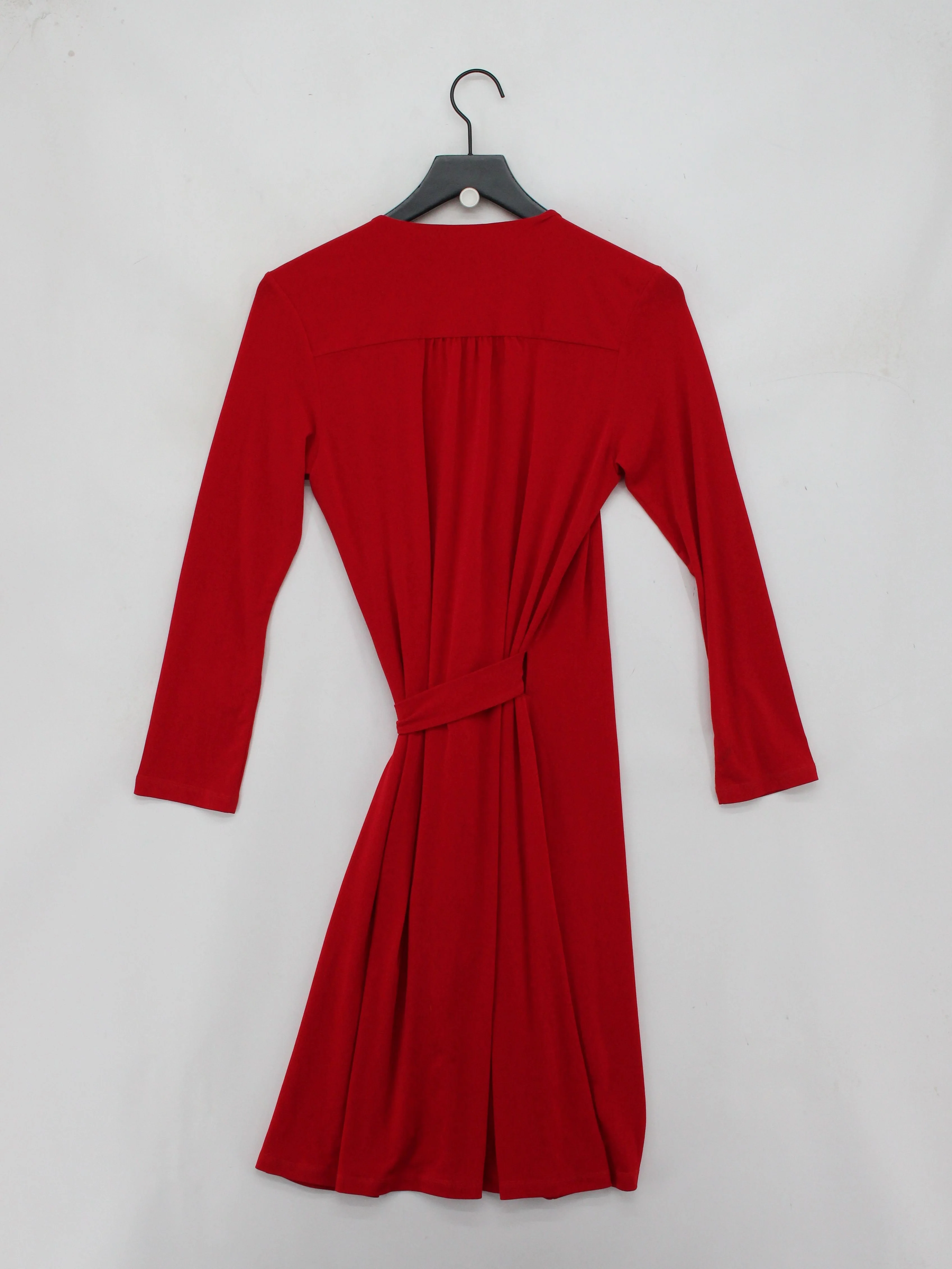 Hunters and Gatherers Wrap Mini Dress S in Red - Image 2