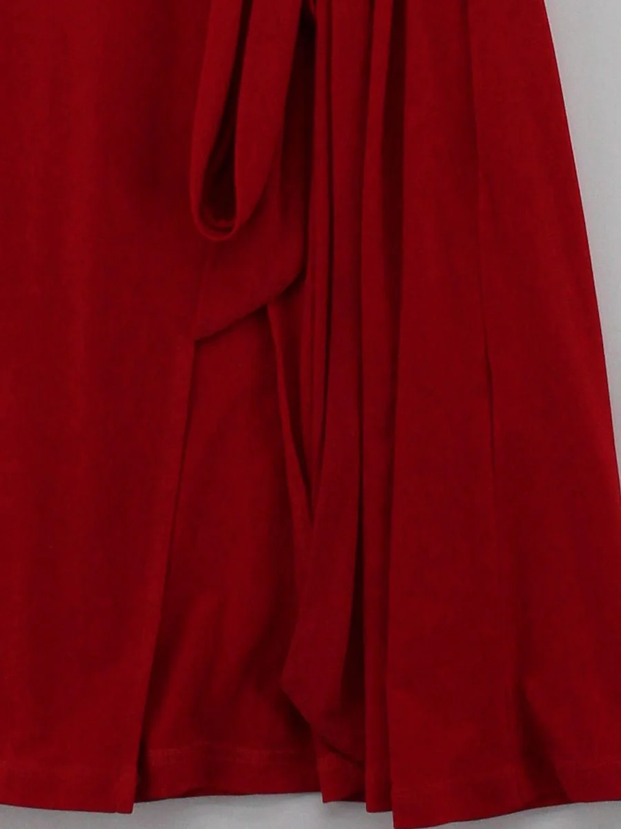 Hunters and Gatherers Wrap Mini Dress S in Red - Image 4