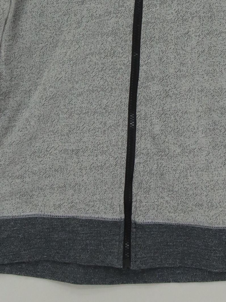 Hurley Men's Hoodie M Grey Polyester with Cotton Pullover - Image 4