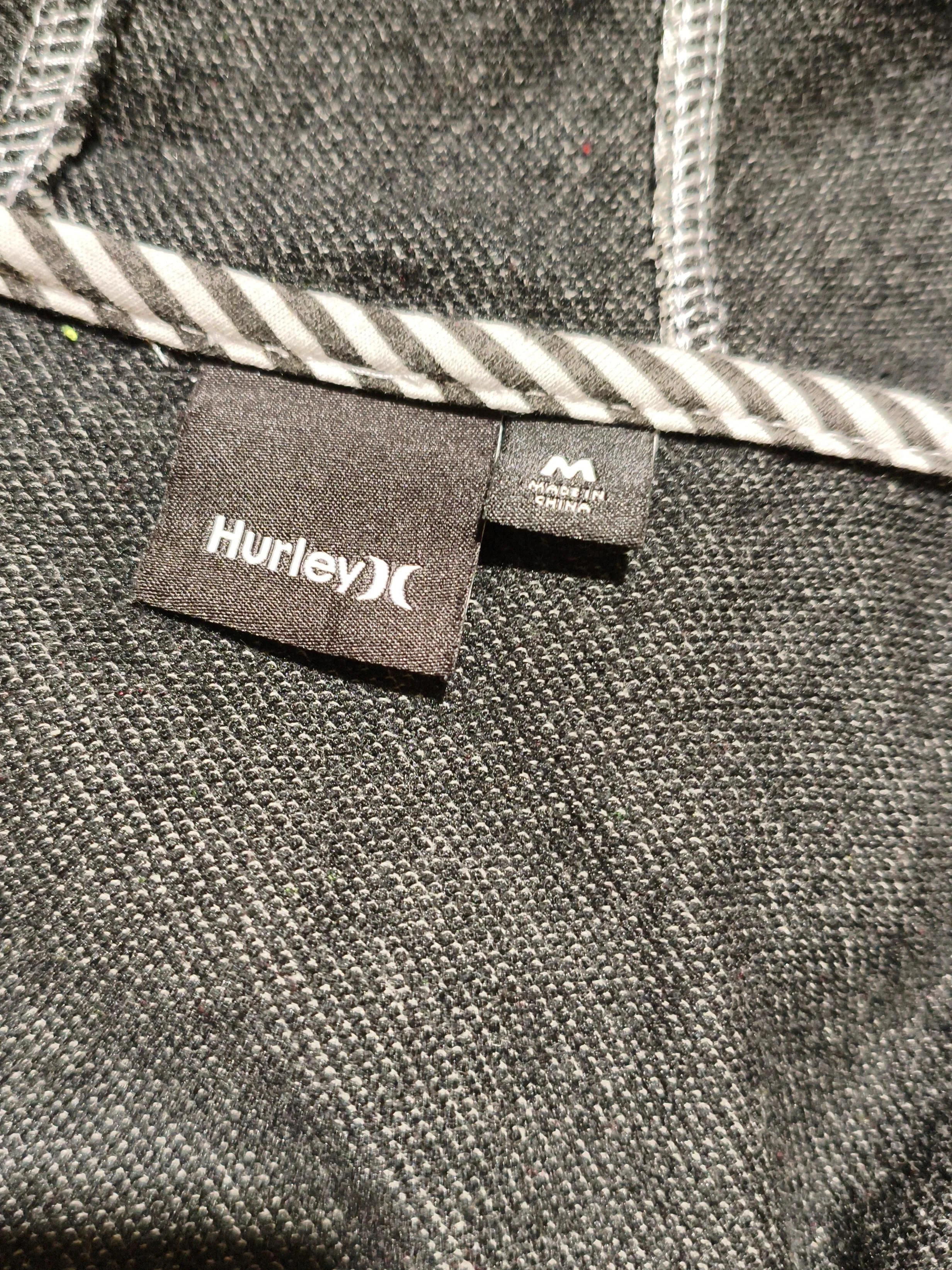 Hurley Men's Hoodie M Grey Polyester with Cotton Pullover - Image 5
