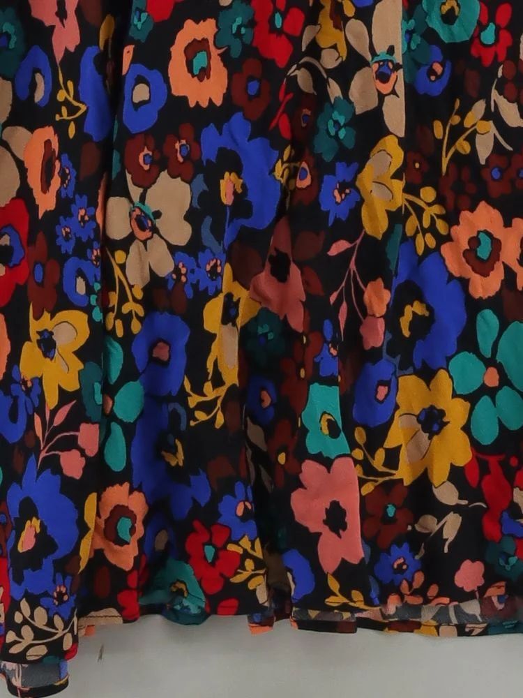 Hush A-Line Midi Dress UK12 in Multi - Image 4