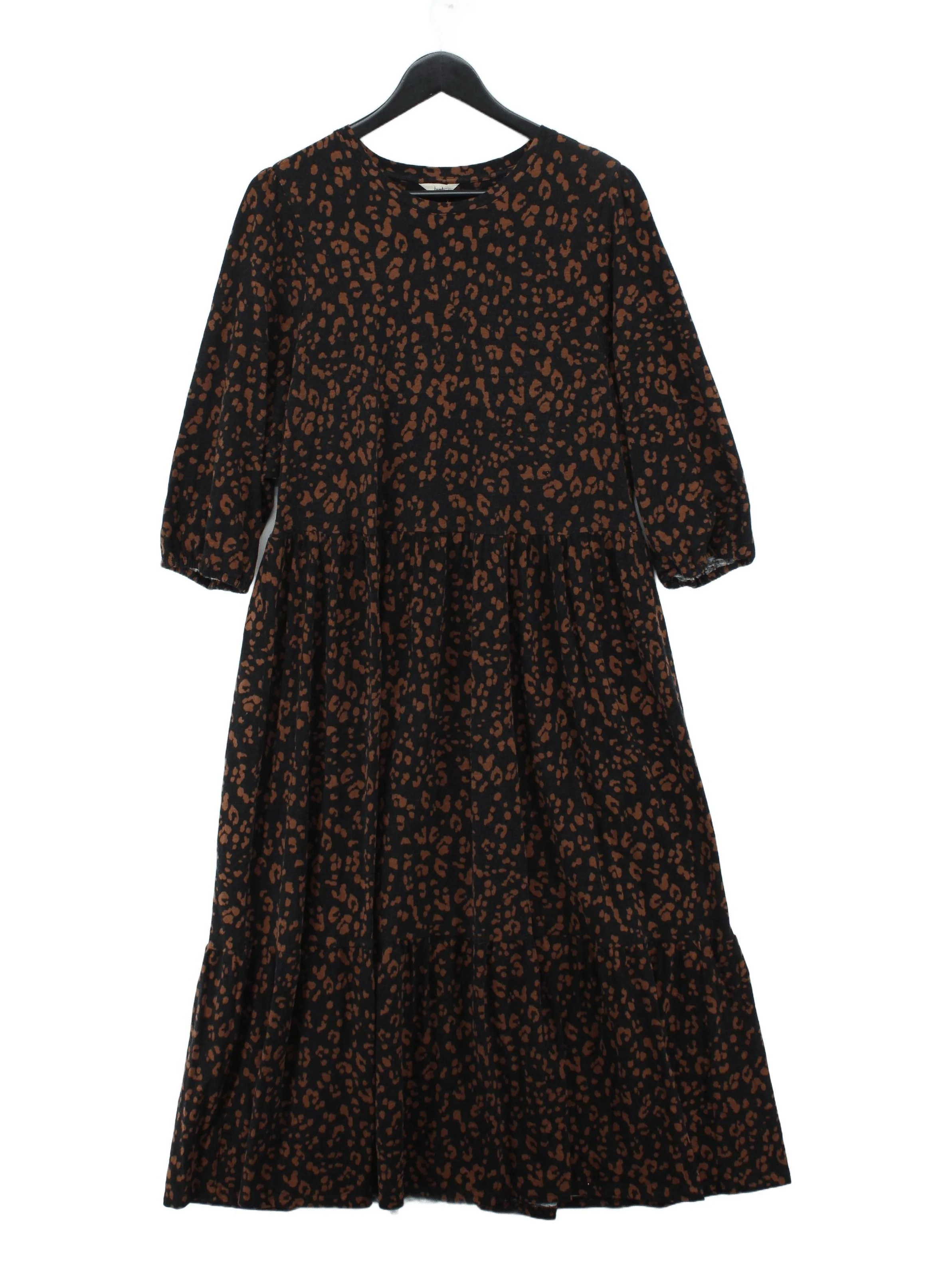 Hush A-Line Midi Dress UK16 in Black