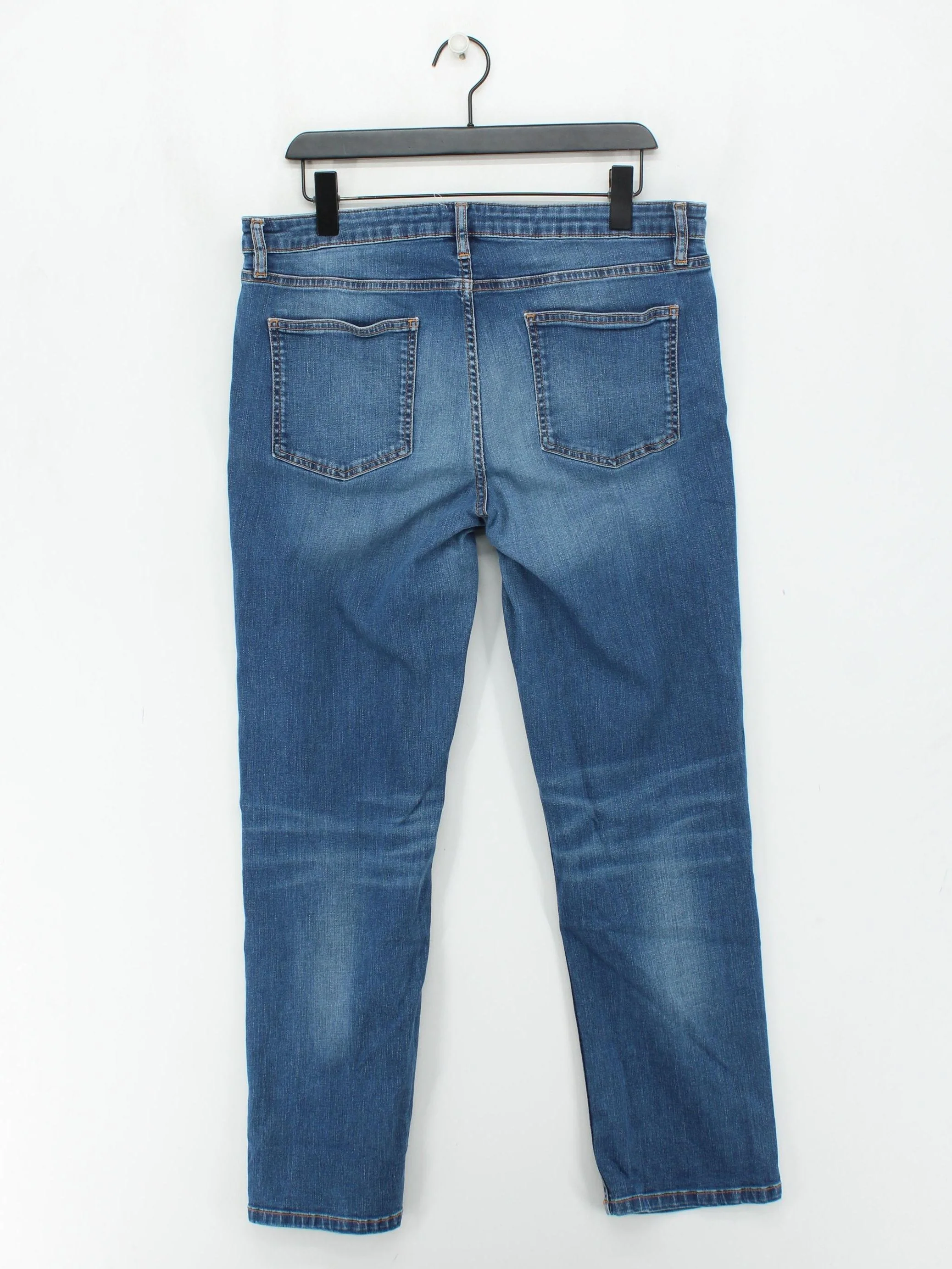 Hush Men's Jeans W 38 in Blue Cotton with Elastane Straight - Image 2