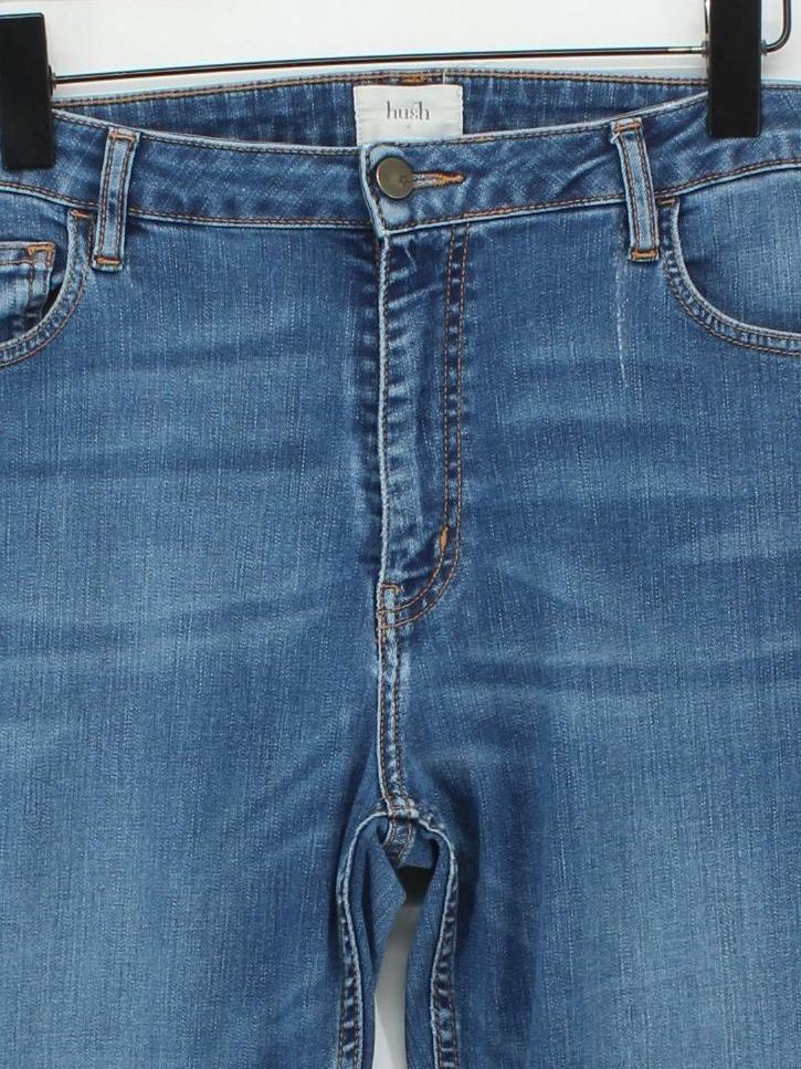 Hush Men's Jeans W 38 in Blue Cotton with Elastane Straight - Image 3