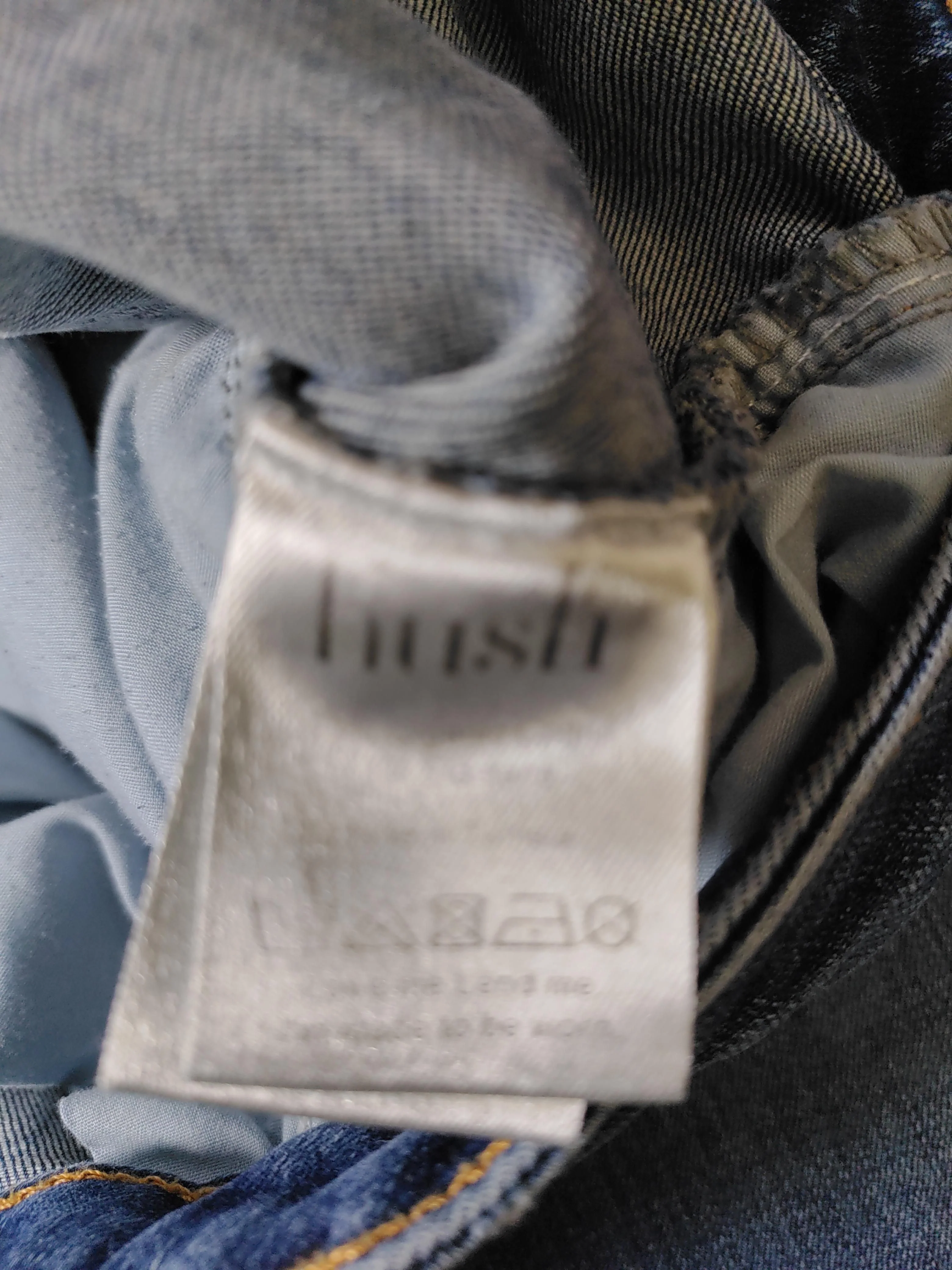 Hush Men's Jeans W 38 in Blue Cotton with Elastane Straight - Image 6