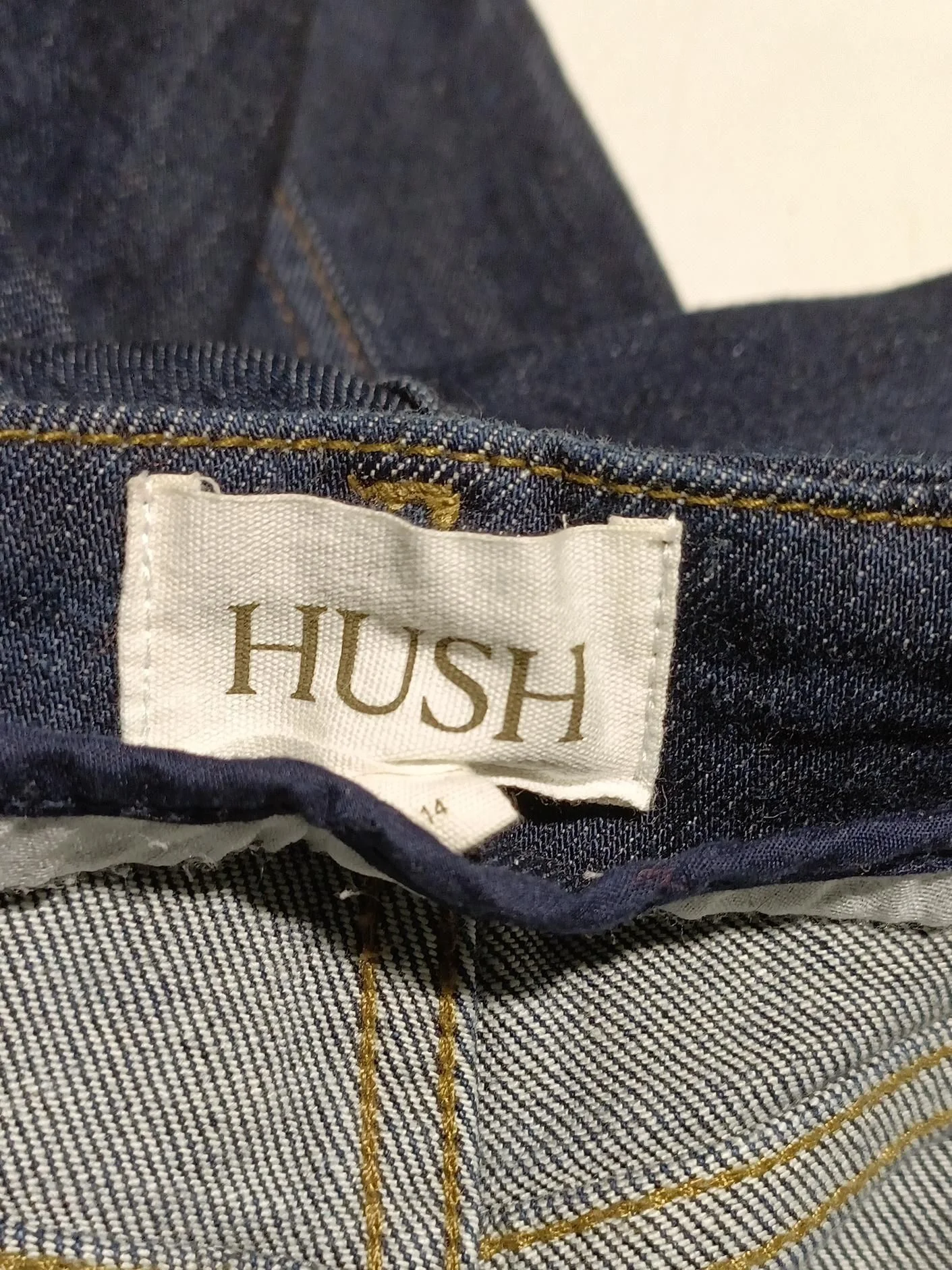 Hush Men's Jeans XXL Blue Cotton with Elastane Wide-Leg - Image 6