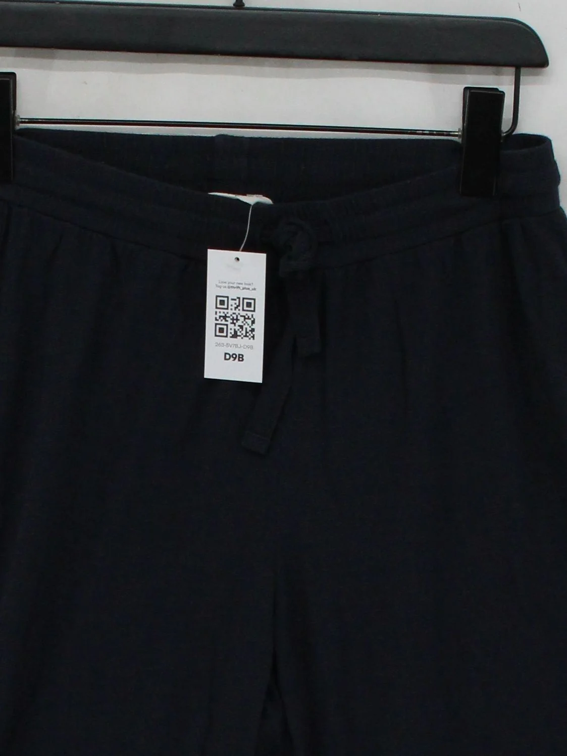 Hush Men's Sports Bottoms XS Black 100% Cotton Tapered Sweatpants - Image 3