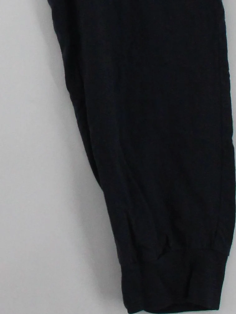 Hush Men's Sports Bottoms XS Black 100% Cotton Tapered Sweatpants - Image 4